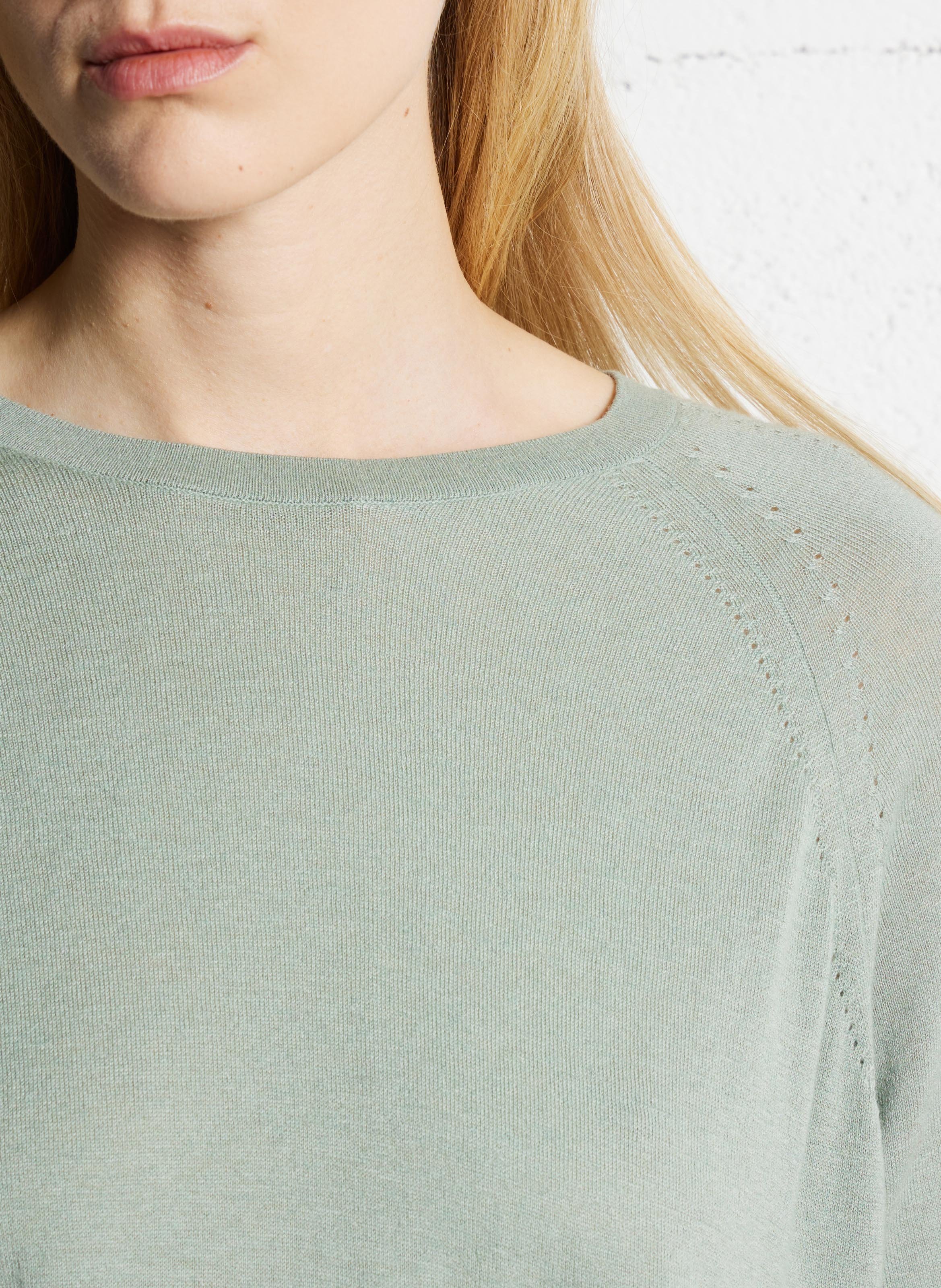 Pull oversize en maille NICE THINGS Vert