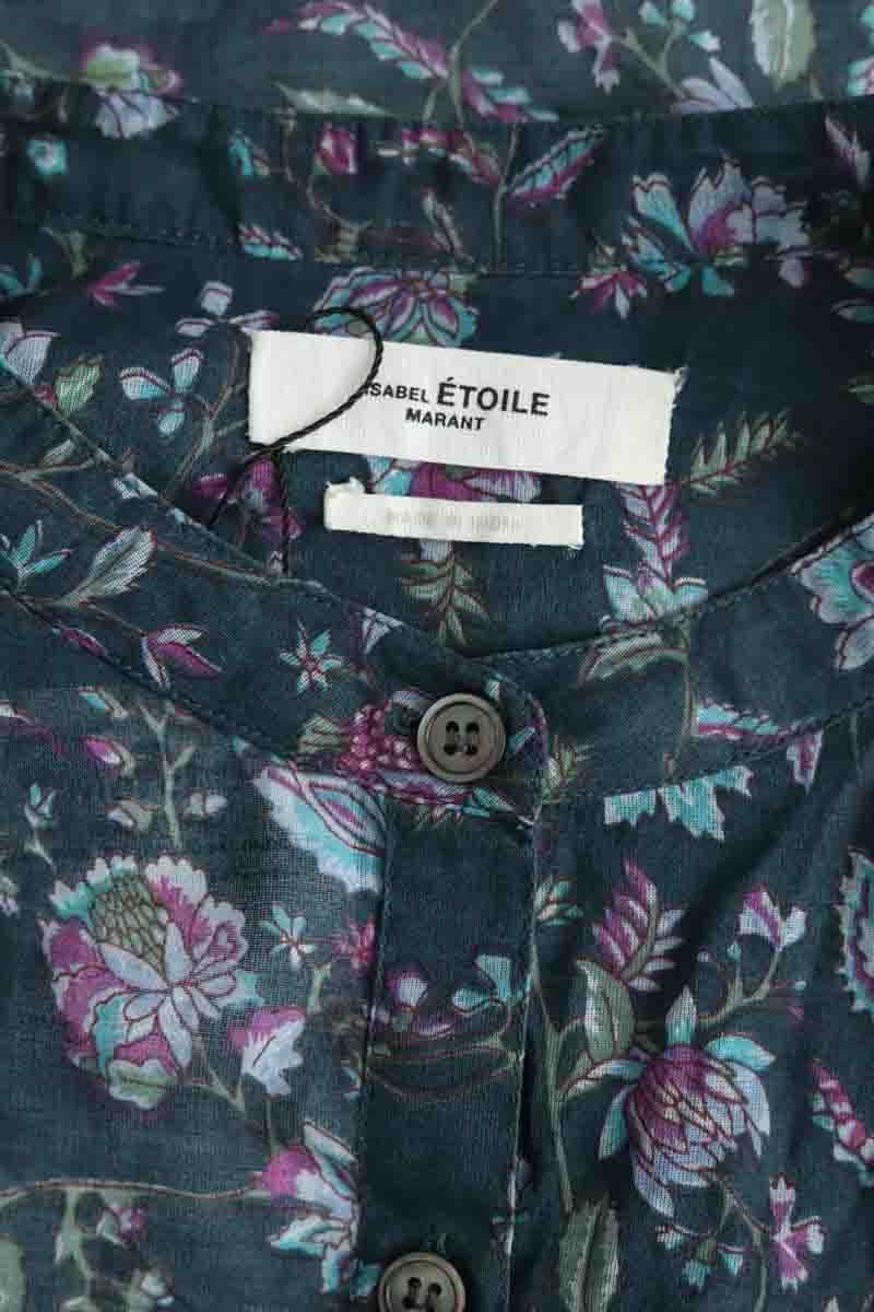 Cotton blouse ISABEL MARANT ÉTOILE - SECONDE MAIN Blue