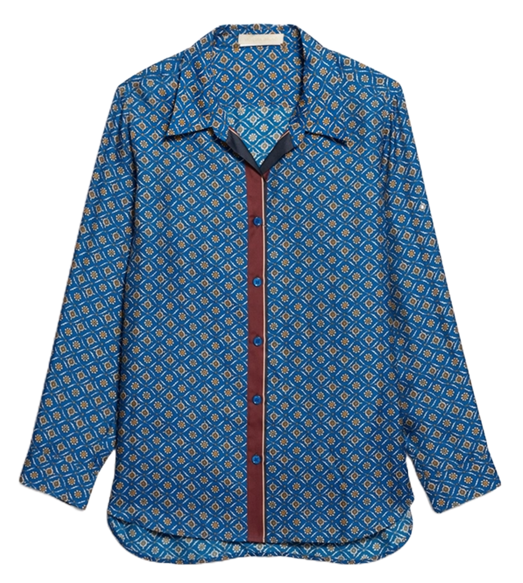 Chemise col classique imprimée VANESSA BRUNO Blue