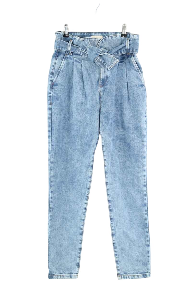 Slim-fit stretch cotton jeans with regular waist SEZANE - Seconde main Blue