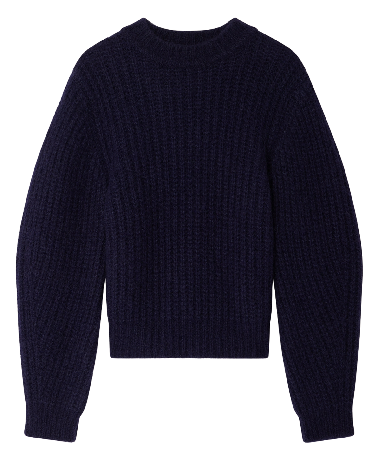 Pull droit col montant  SESSUN Bleu