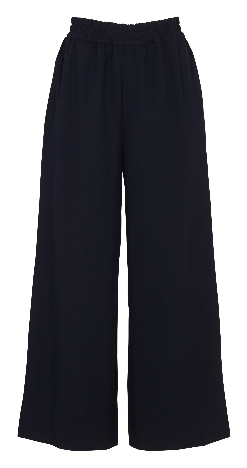 Wijde elastische broek uni RUE DE TOKYO Blauw