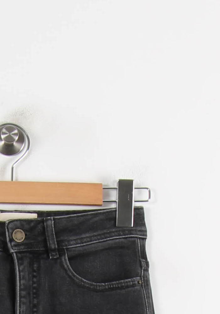 Cropped slim jeans with studs SEZANE - Seconde main Grey