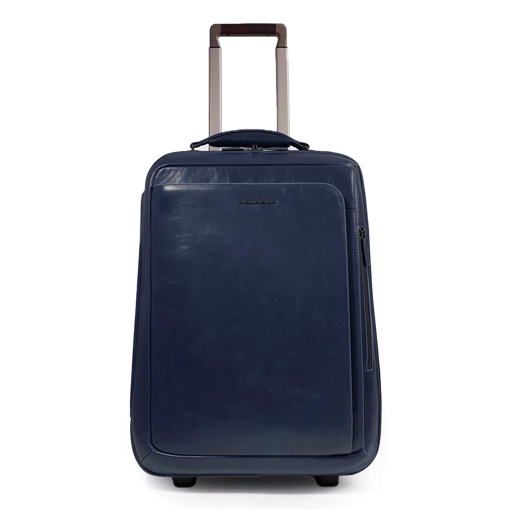 Carry-on suitcase with garment holder, padded compartment for computer and ipad® PIQUADRO Blue