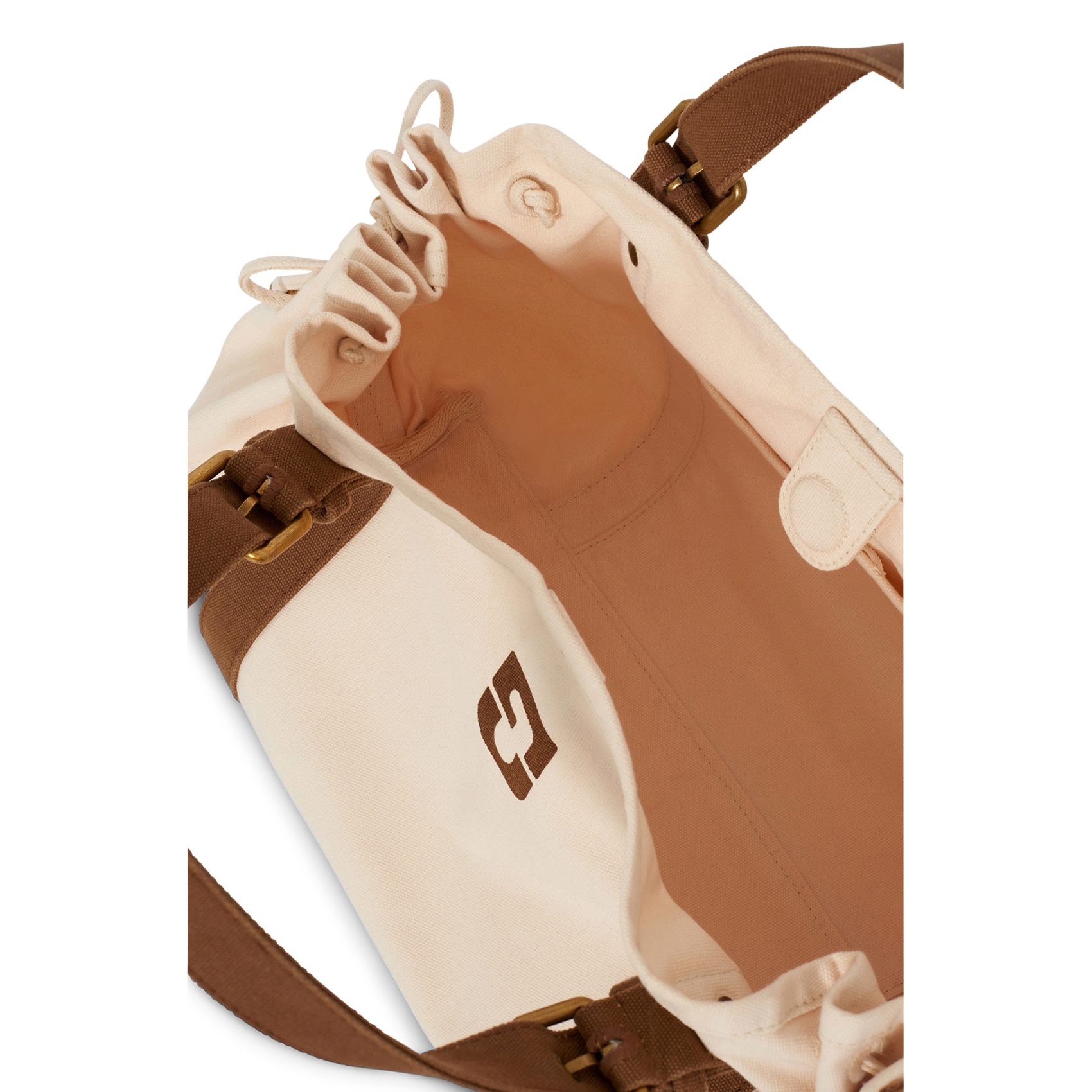 Zweifarbige Leinentasche GERARD DAREL Beige