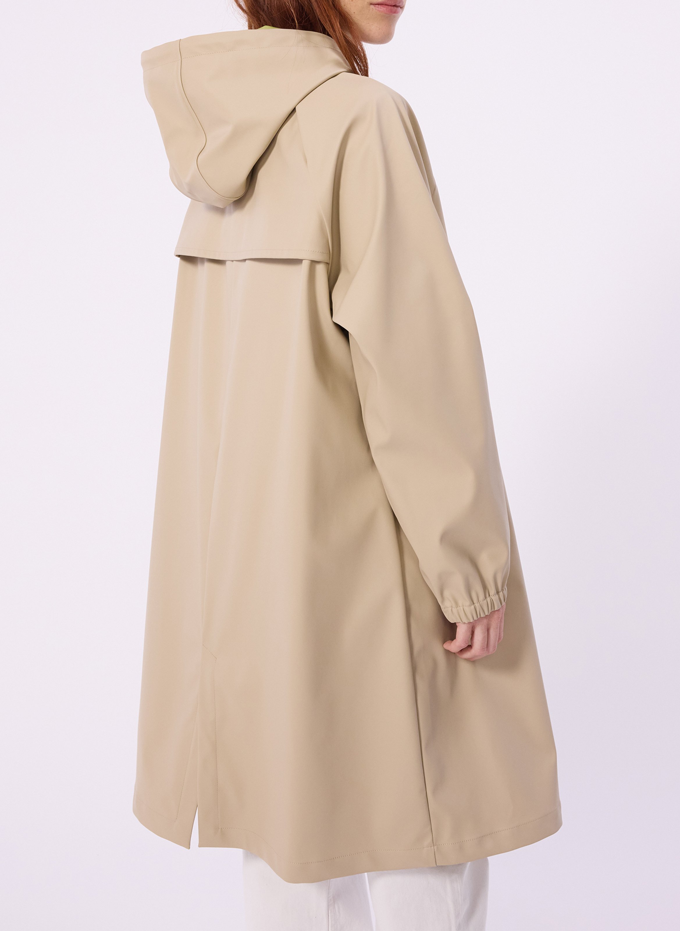 Windjack met ritssluiting en capuchon in effen kleur PETIT BATEAU Beige