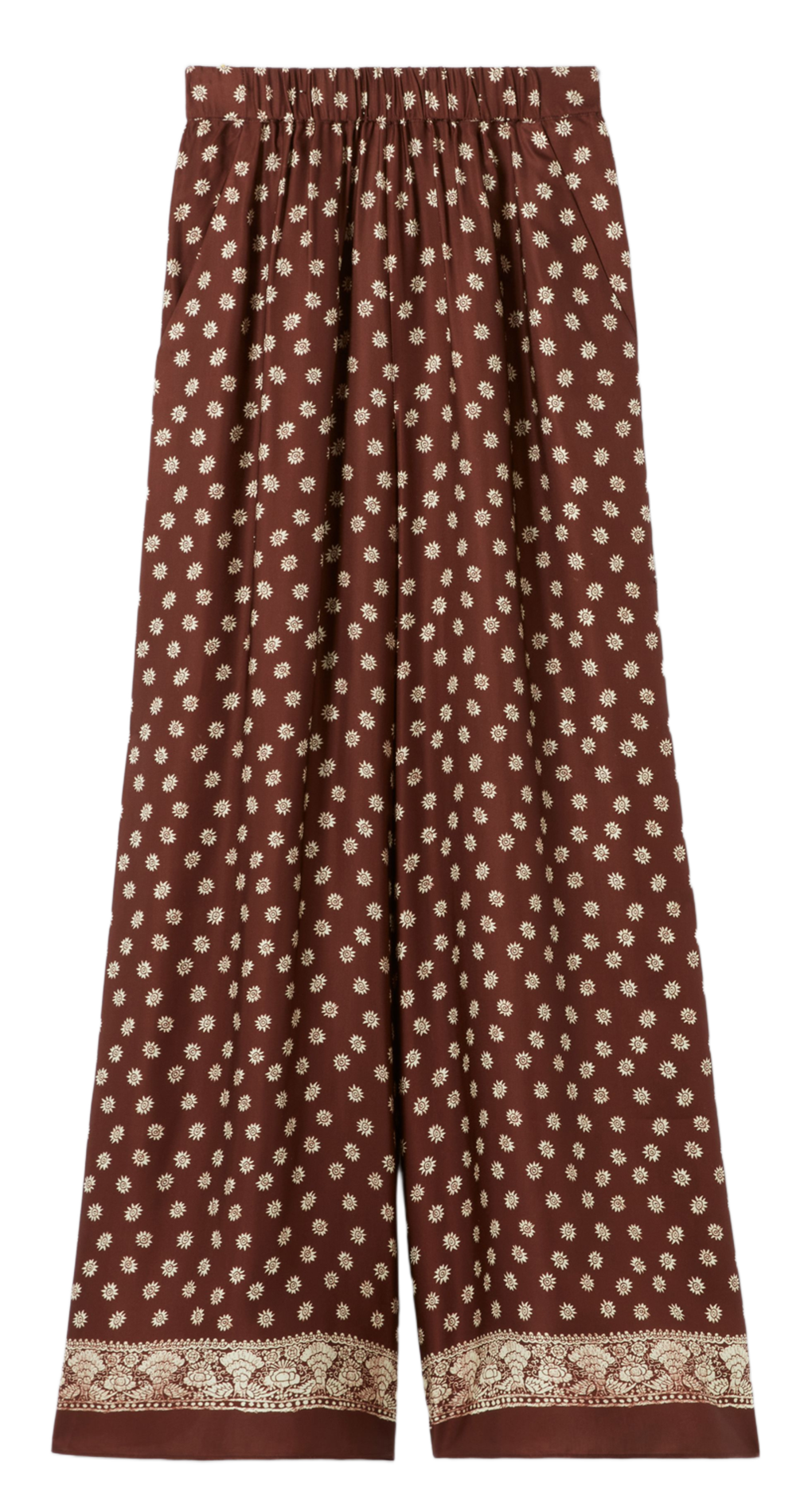 Pantalon large imprimé CLAUDIE PIERLOT Multicolore
