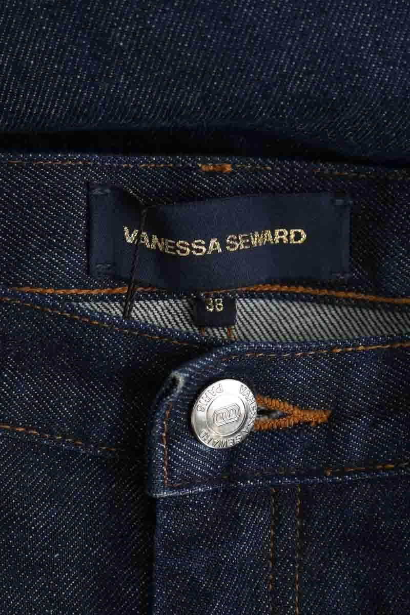 - Straight-leg jeans
- 5 pockets
- Straight cut
- Faded effect VANESSA SEWARD - Seconde Main Blue