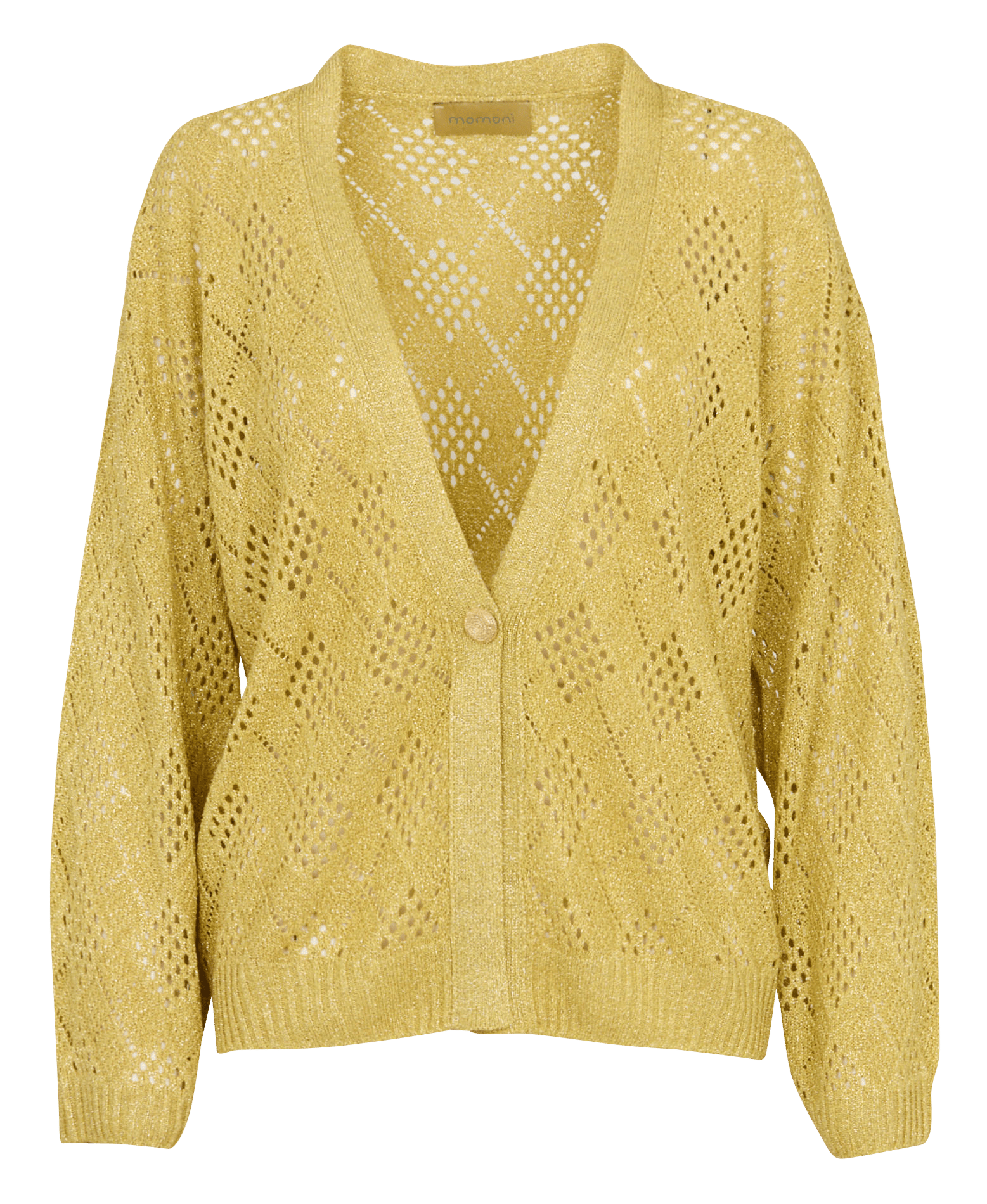 Strickjacke mit Pailletten MOMONI Orange