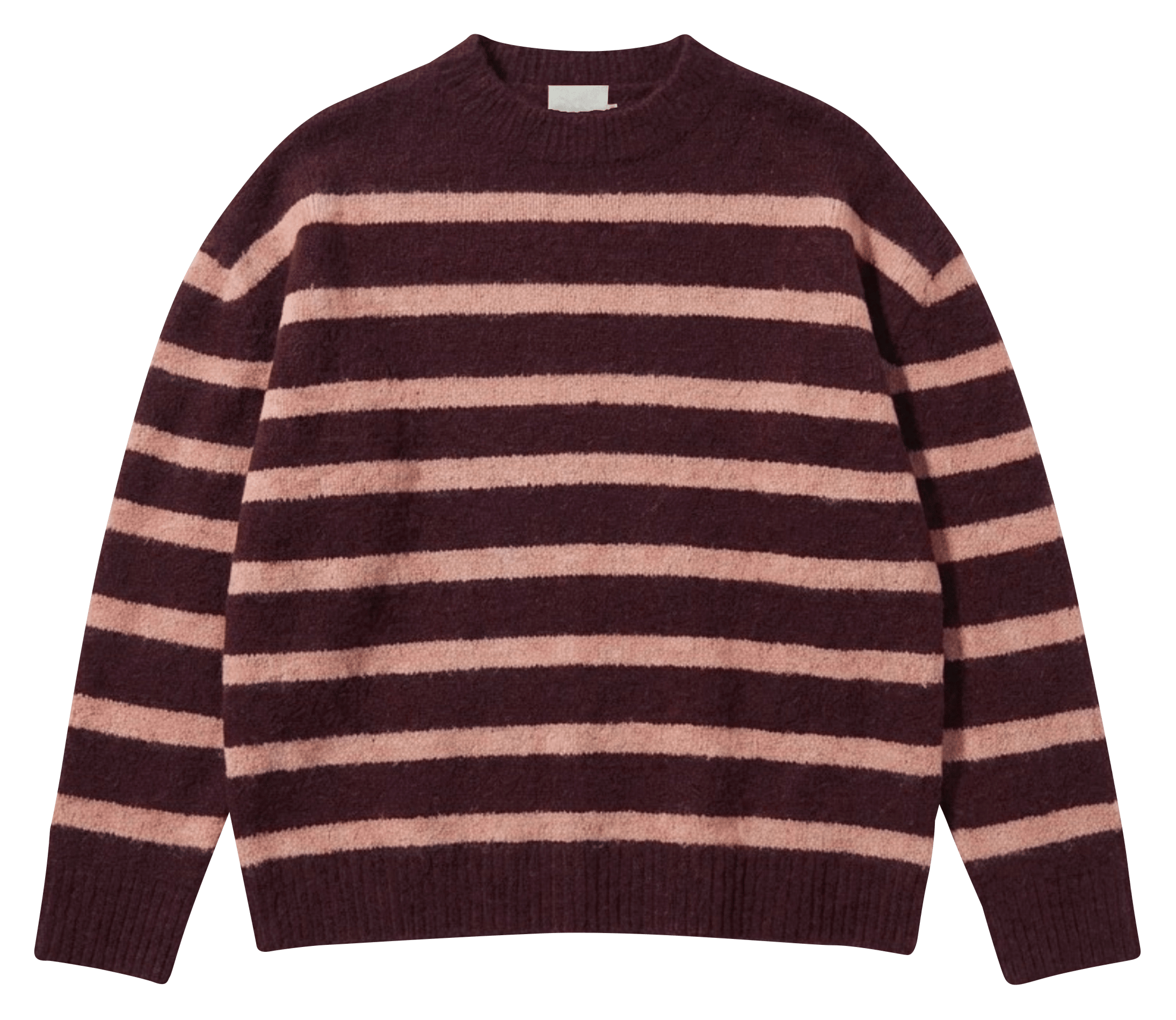 Pull oversize à rayures INDI & COLD Violet
