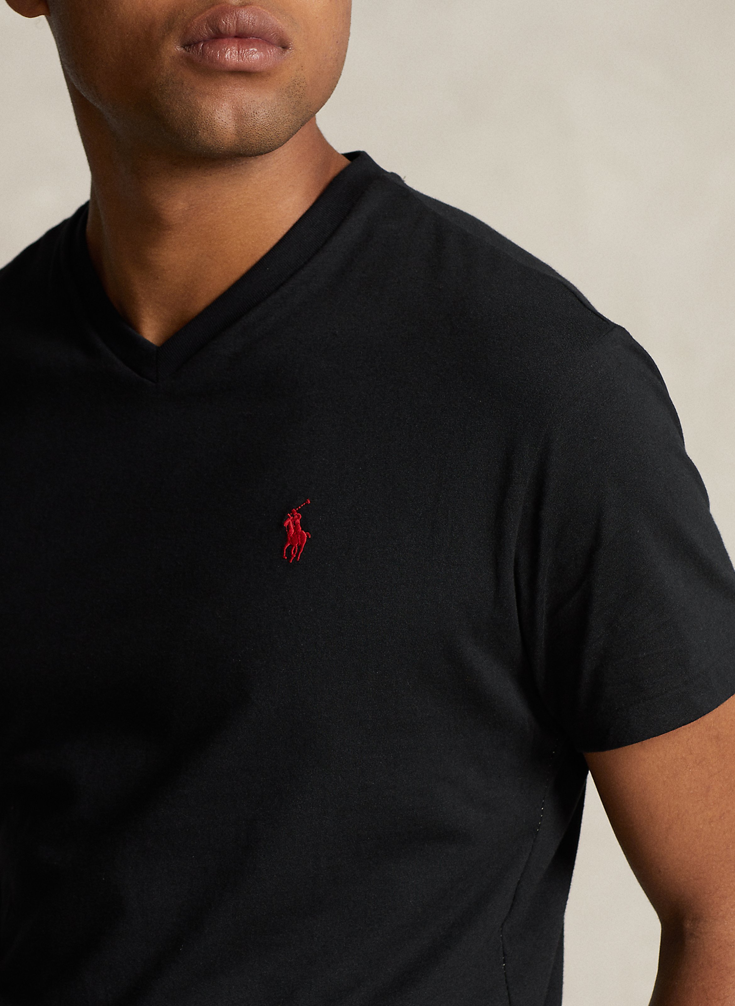 Basic cotton T-shirt POLO RALPH LAUREN Black
