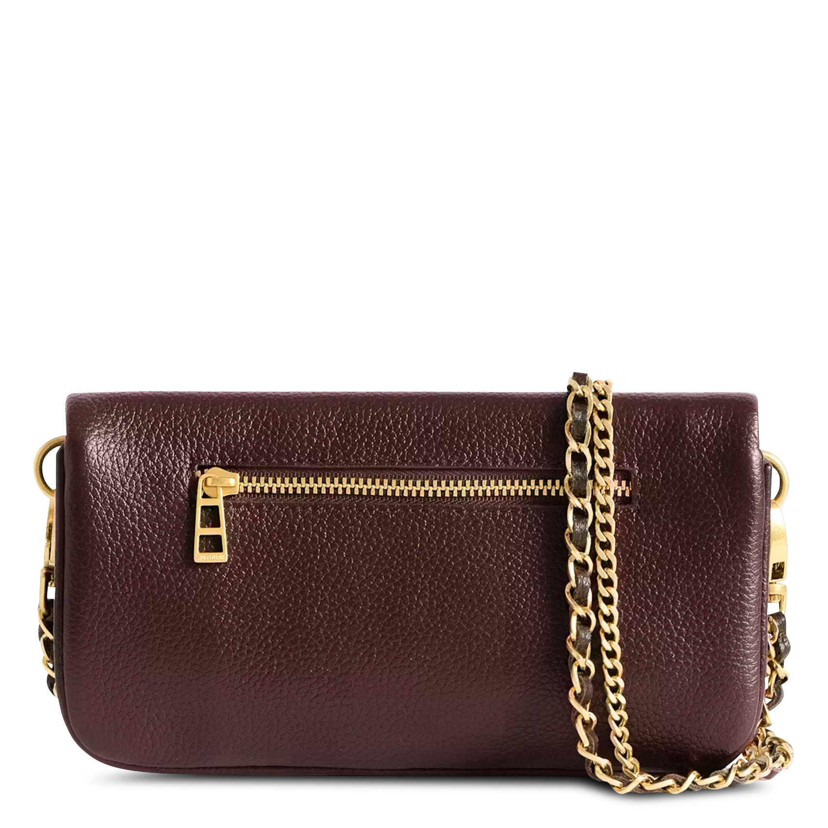 Pochette à rabat bandoulière en cuir ZADIG&VOLTAIRE Violet