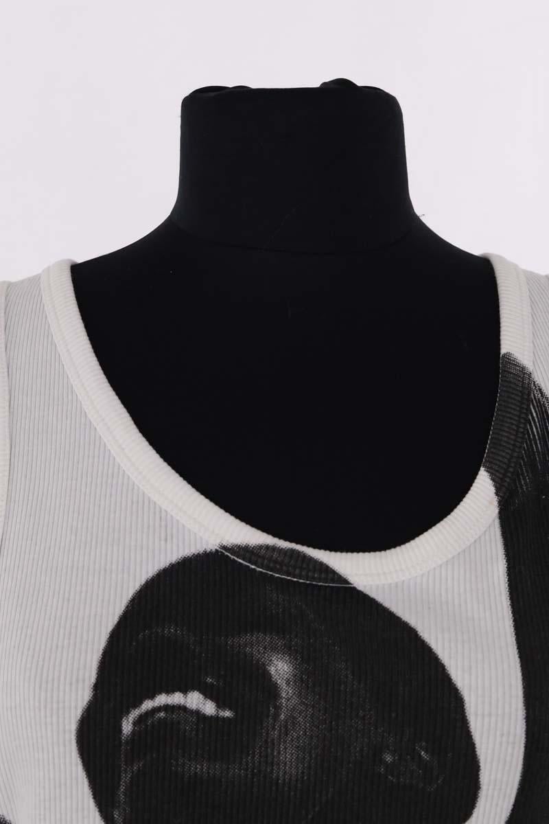 Azawood sleeveless top PACO RABANNE - Seconde Main White