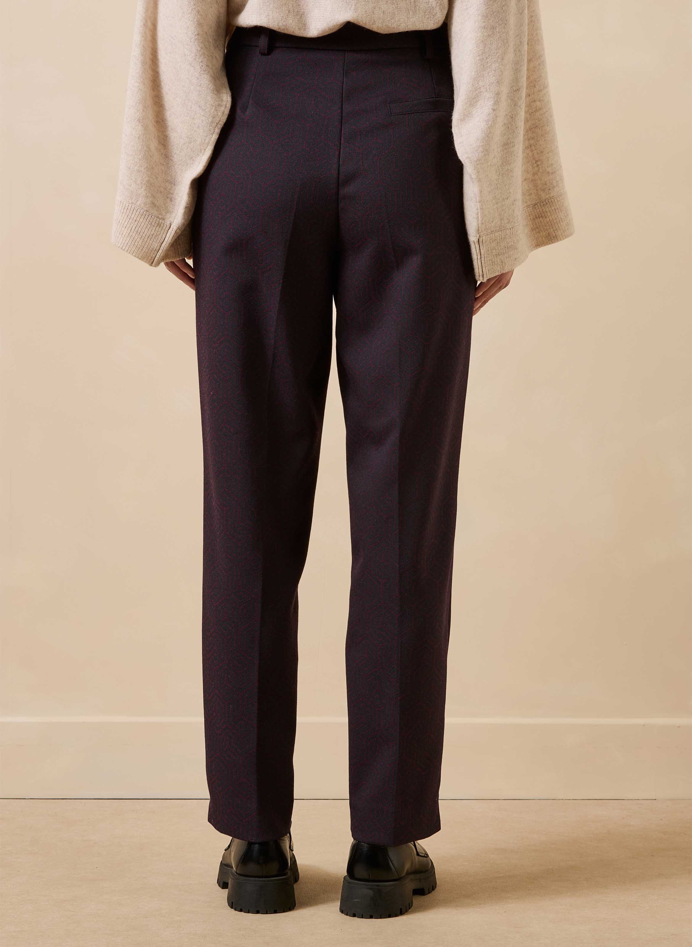 Printed cigarette pants LA FEE MARABOUTEE Multicolored