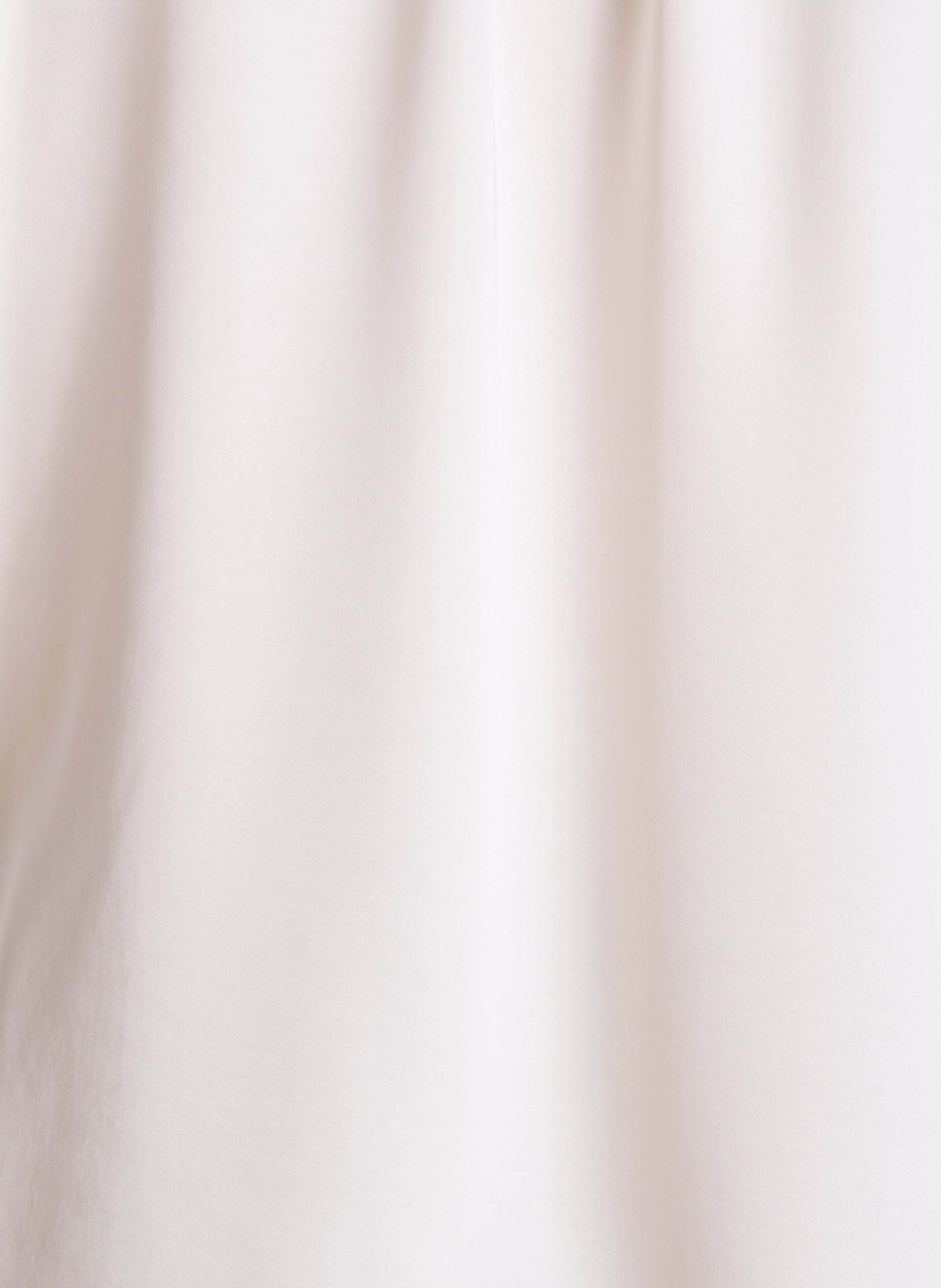 Chemise ample unie col rond LA FEE MARABOUTEE Blanc