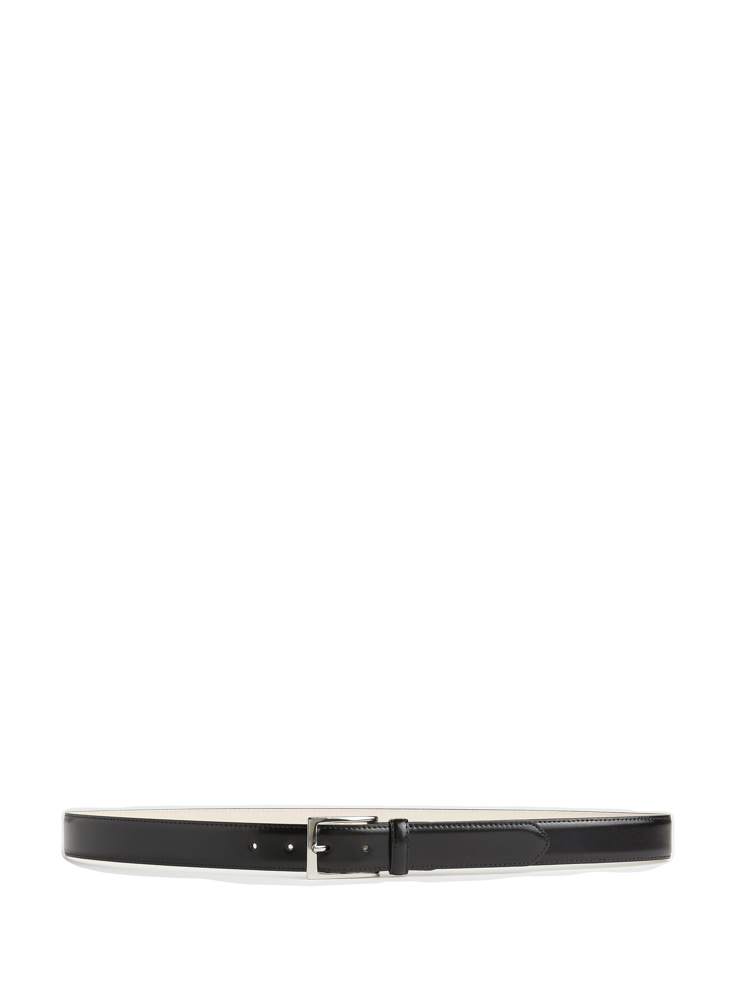 Black city leather belt CEI LEY PT49 35mm AU PRINTEMPS PARIS Black