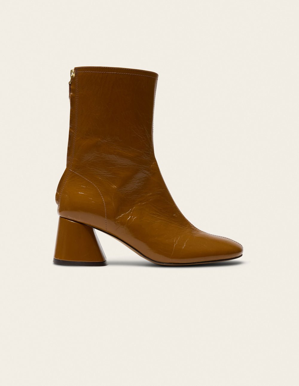Bottines à talons ODAJE Marron
