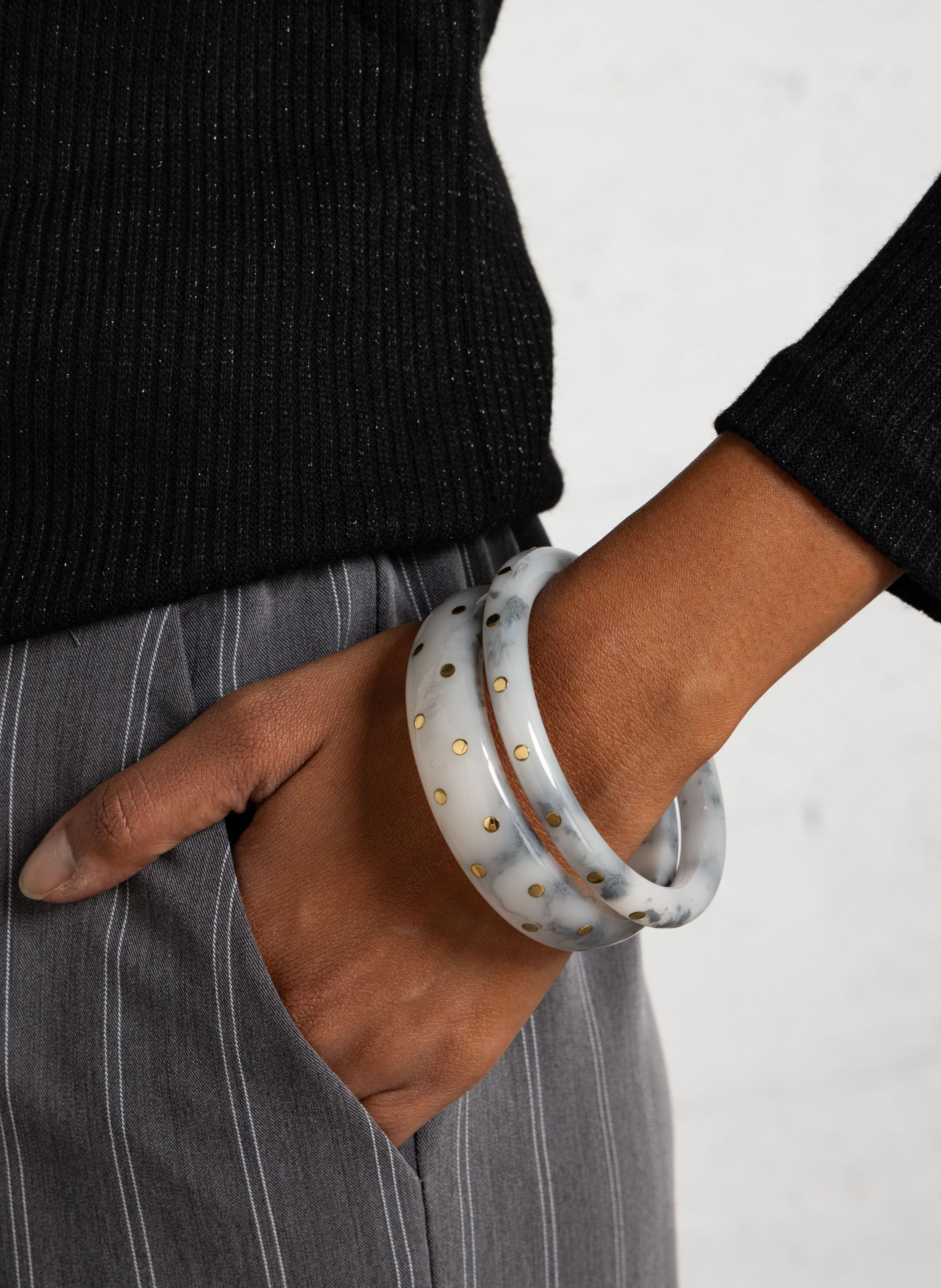 Set of two bangles FEEKA Blue