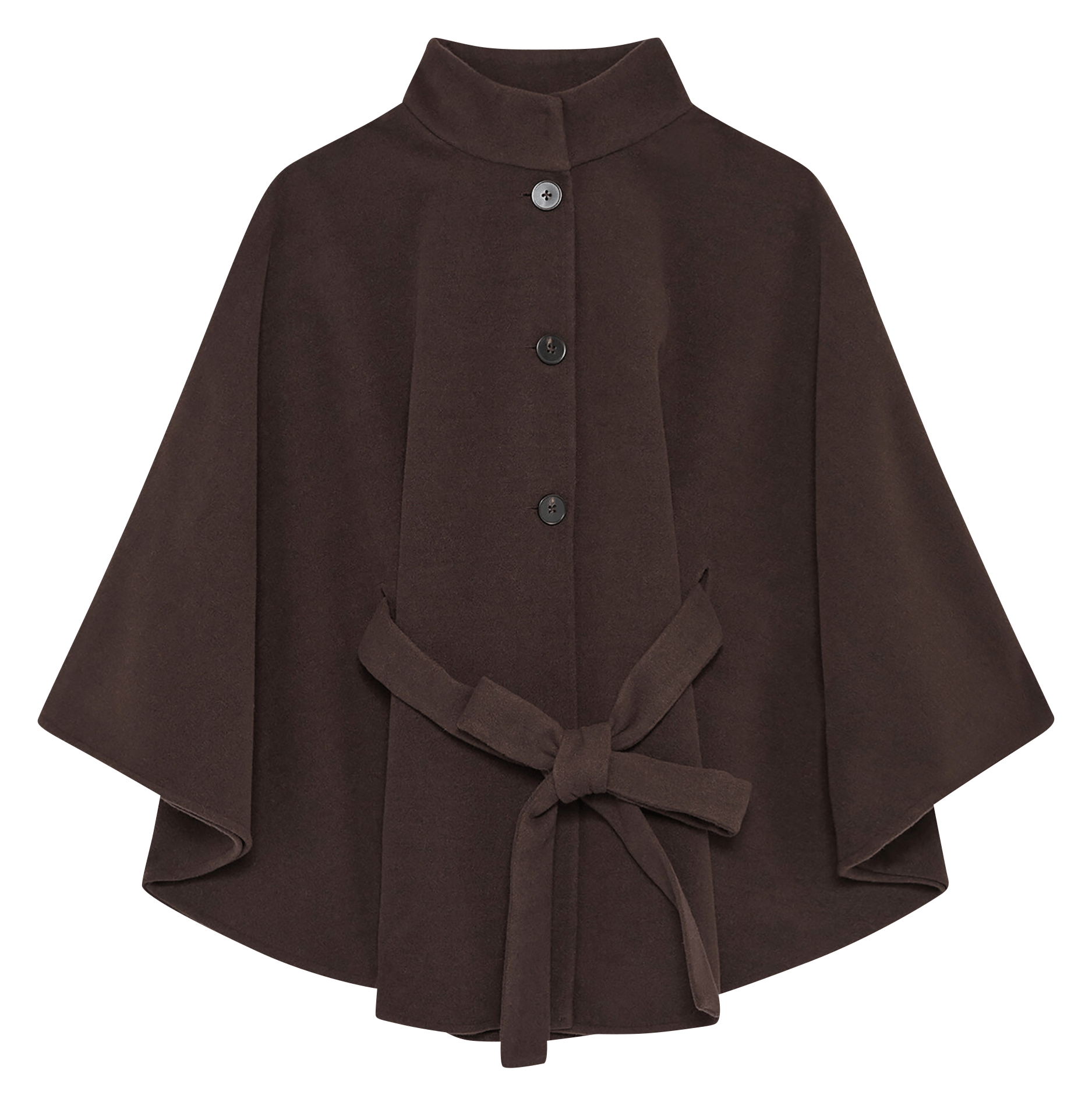 Weiter Rollkragen-Poncho | Braun CAROLL Damen