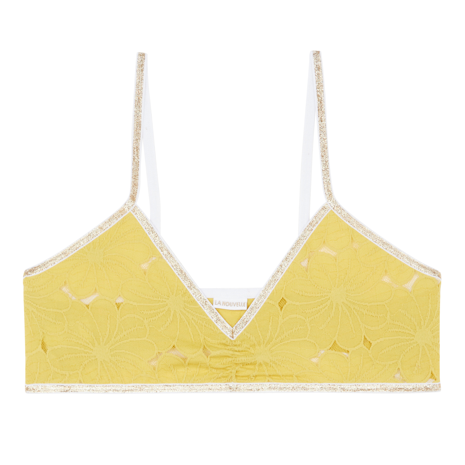 Brassière triangle - 15 ANS - EDITION LIMITEE LA NOUVELLE Jaune