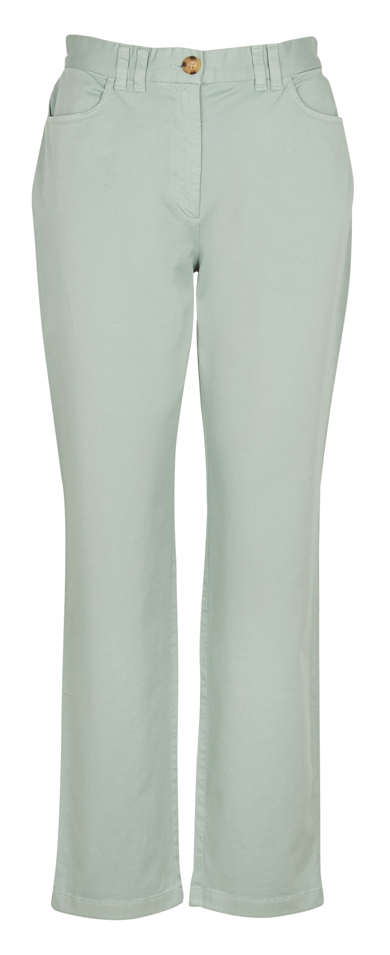 Straight organic cotton-blend chinos PAUL SMITH Green