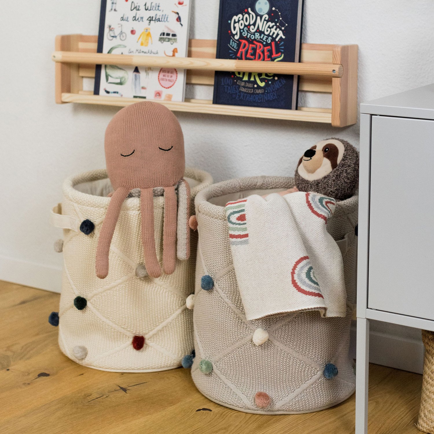 Pompom storage basket KINDSGUT Sheer