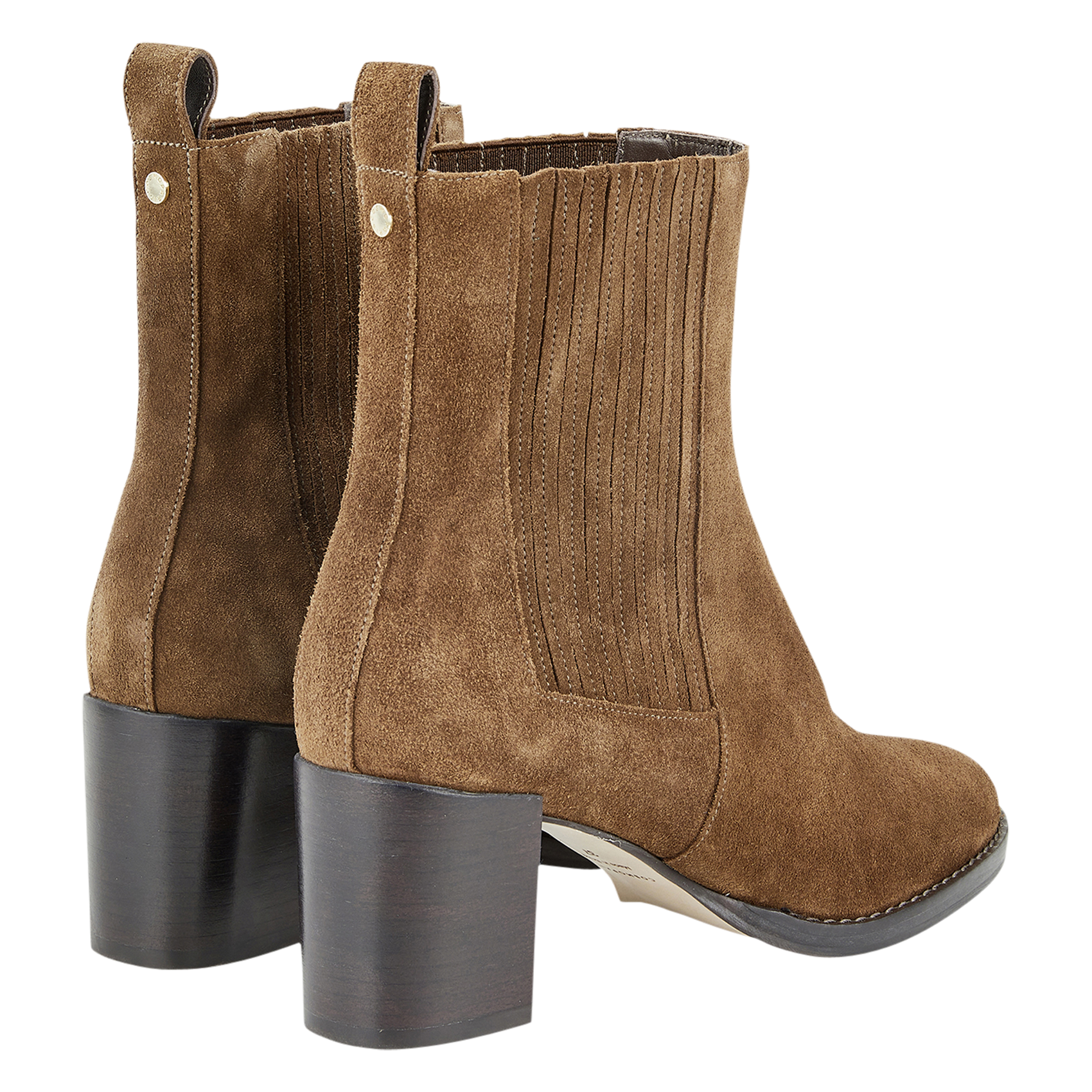 Suède enkellaarzen COSMOPARIS Brown