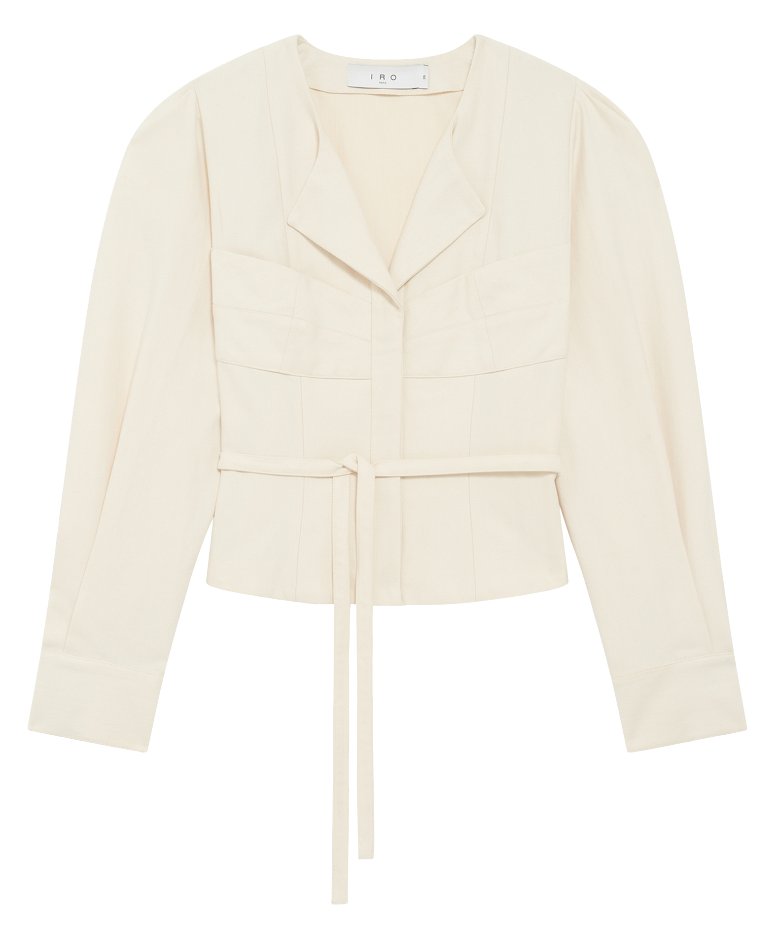 Long-sleeved belted top IRO Beige