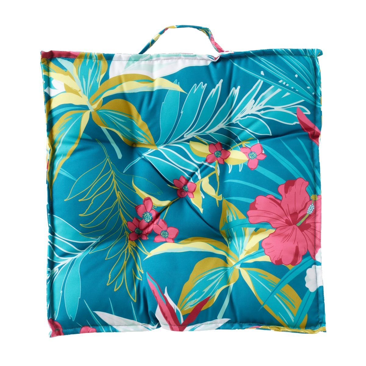 Printed outdoor floor cushion TODAY LINGE DE MAISON Blue