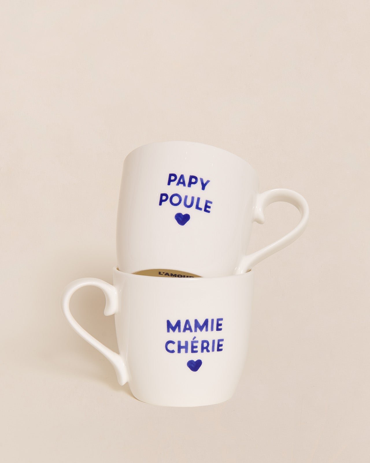 The "Papy Poule" mug EMOI EMOI White