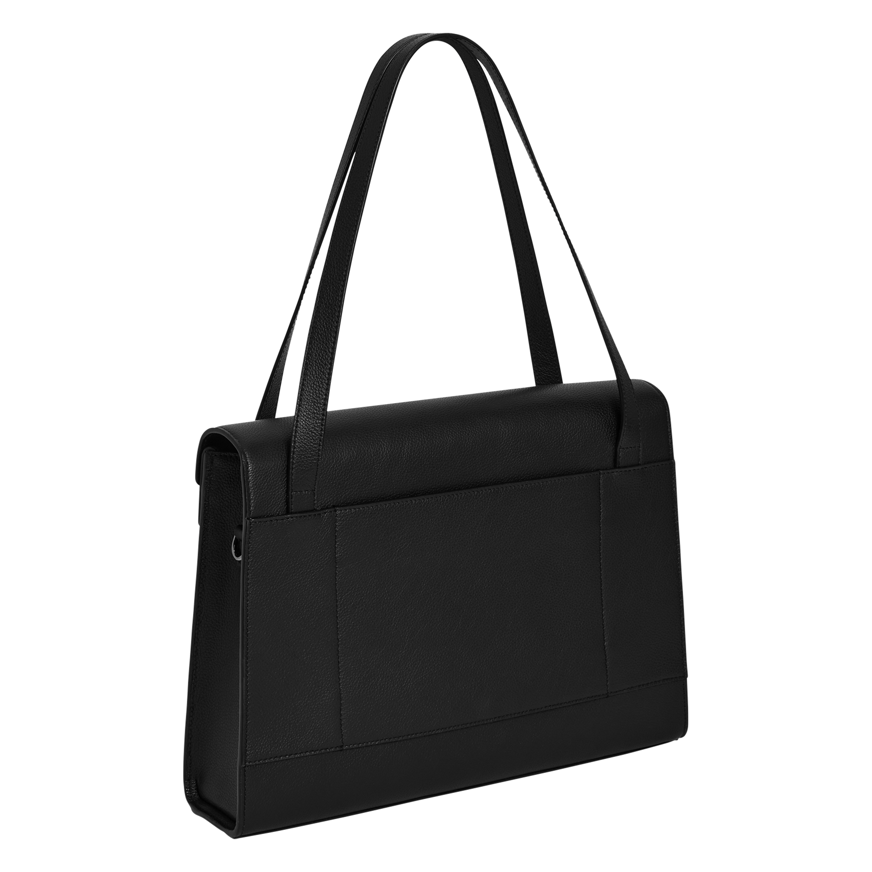 Leather document holder LE TANNEUR Black