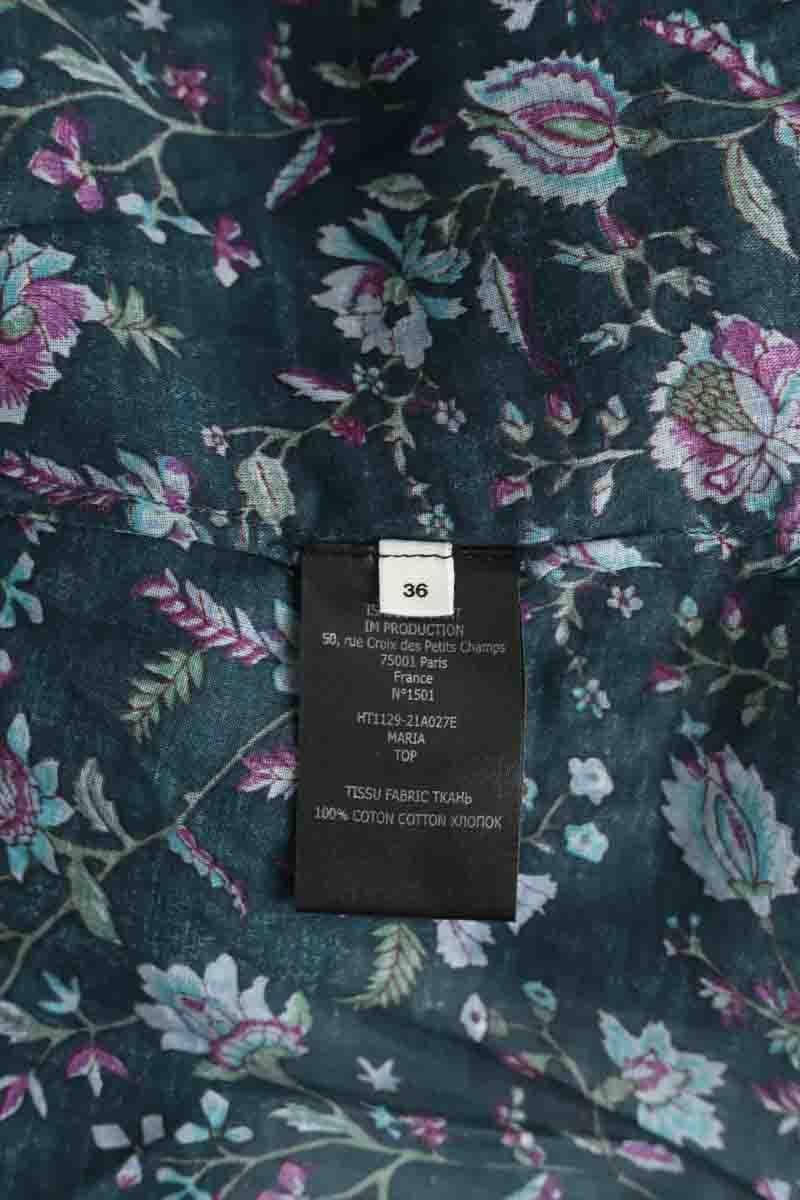 Cotton blouse ISABEL MARANT ÉTOILE - SECONDE MAIN Blue