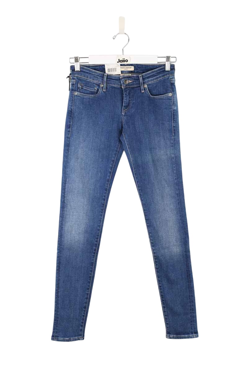 Cotton skinny jeans LEVI'S - Seconde main Blue