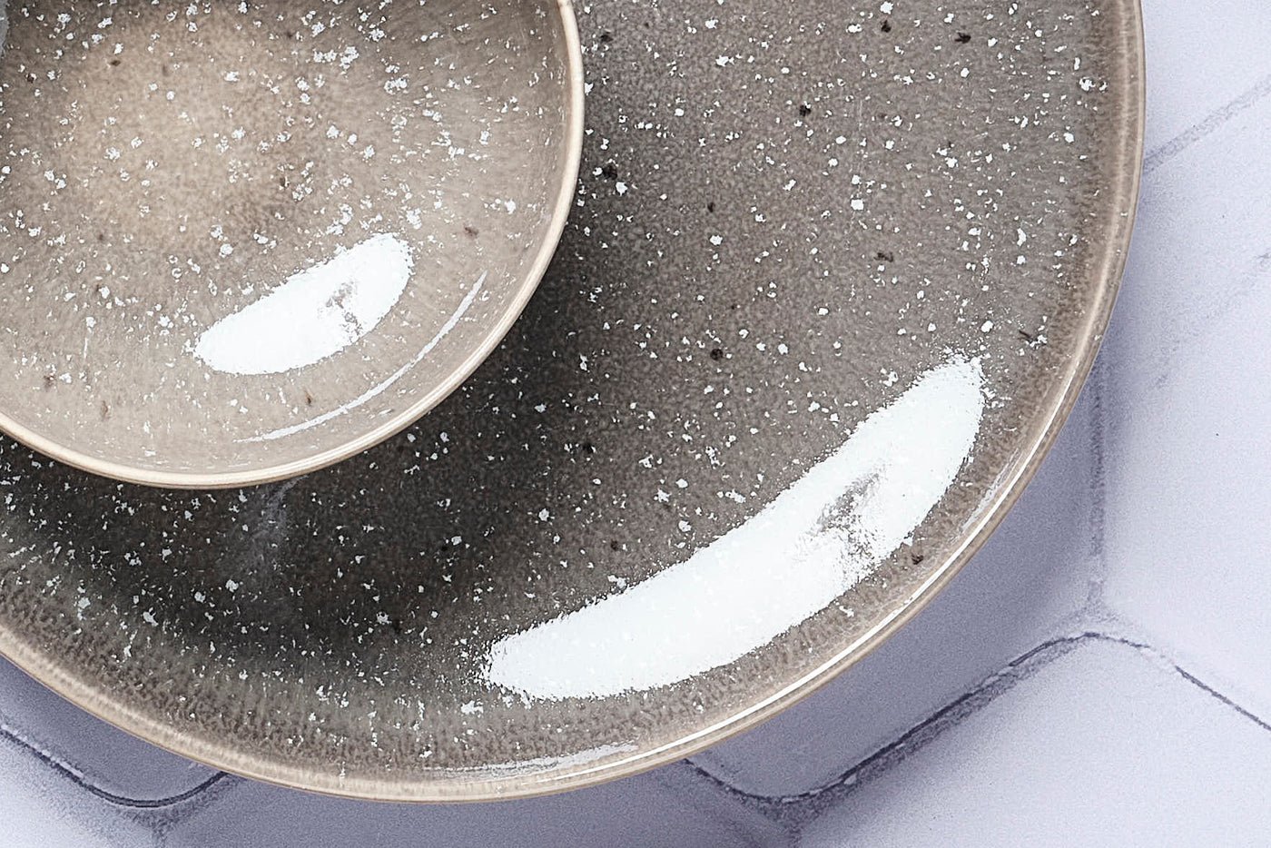 Full Service Stellar - 48 pieces - Concrete Gray BJORN Grey