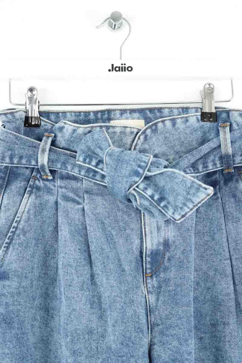 Slim-fit stretch cotton jeans with regular waist SEZANE - Seconde main Blue