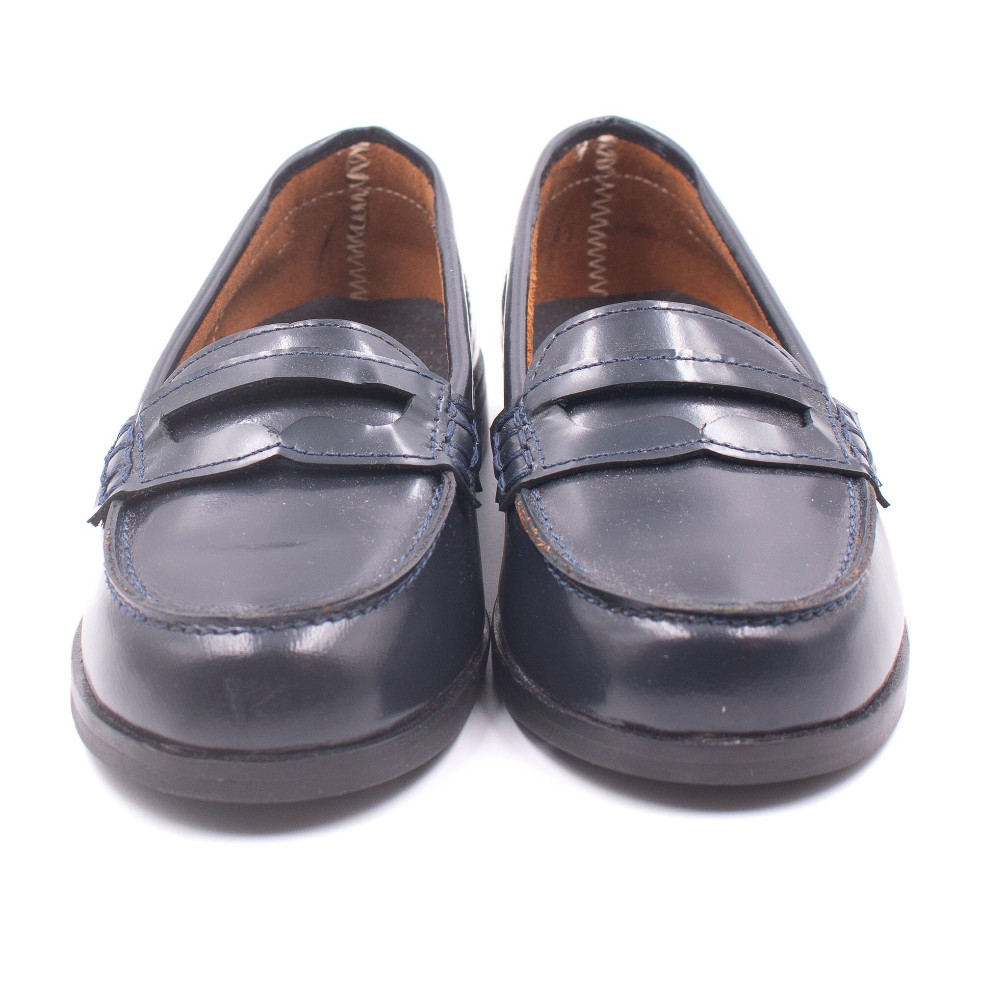 Oni aspen - leather moccasins for girls Boni & Sidonie Blue