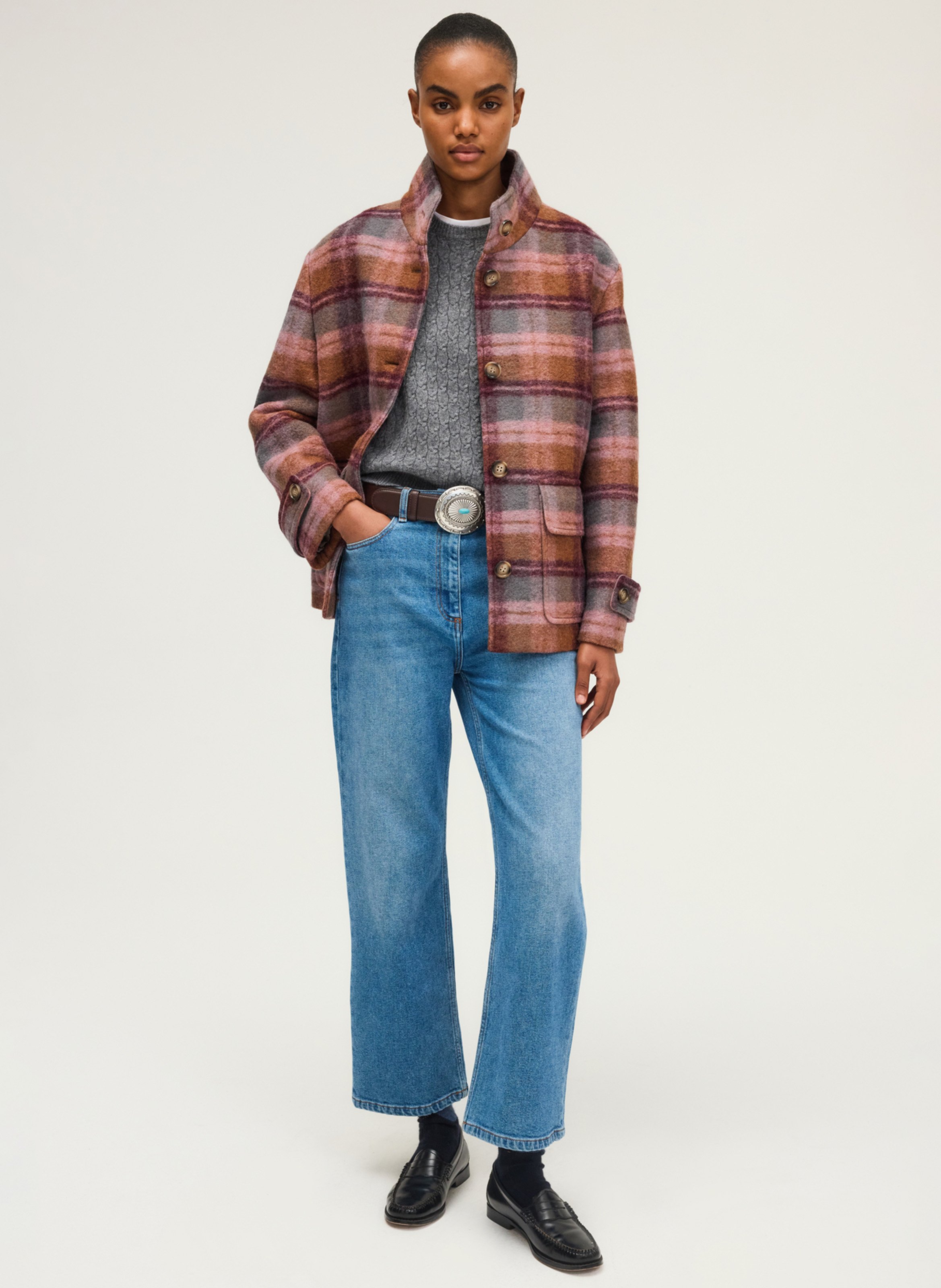 Faded straight jeans PABLO Blue