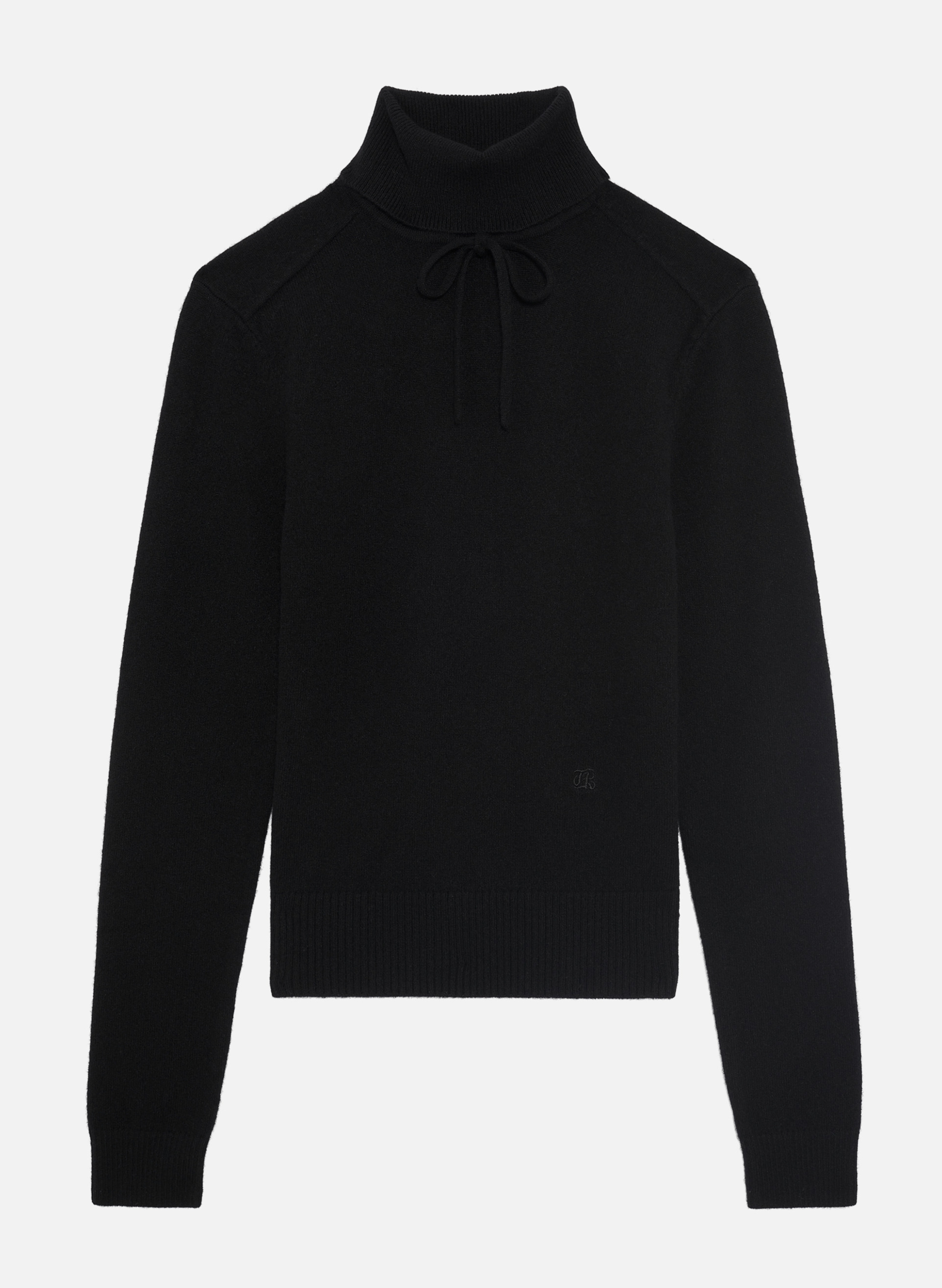 Cashmere polo neck sweater THE KOOPLES Black
