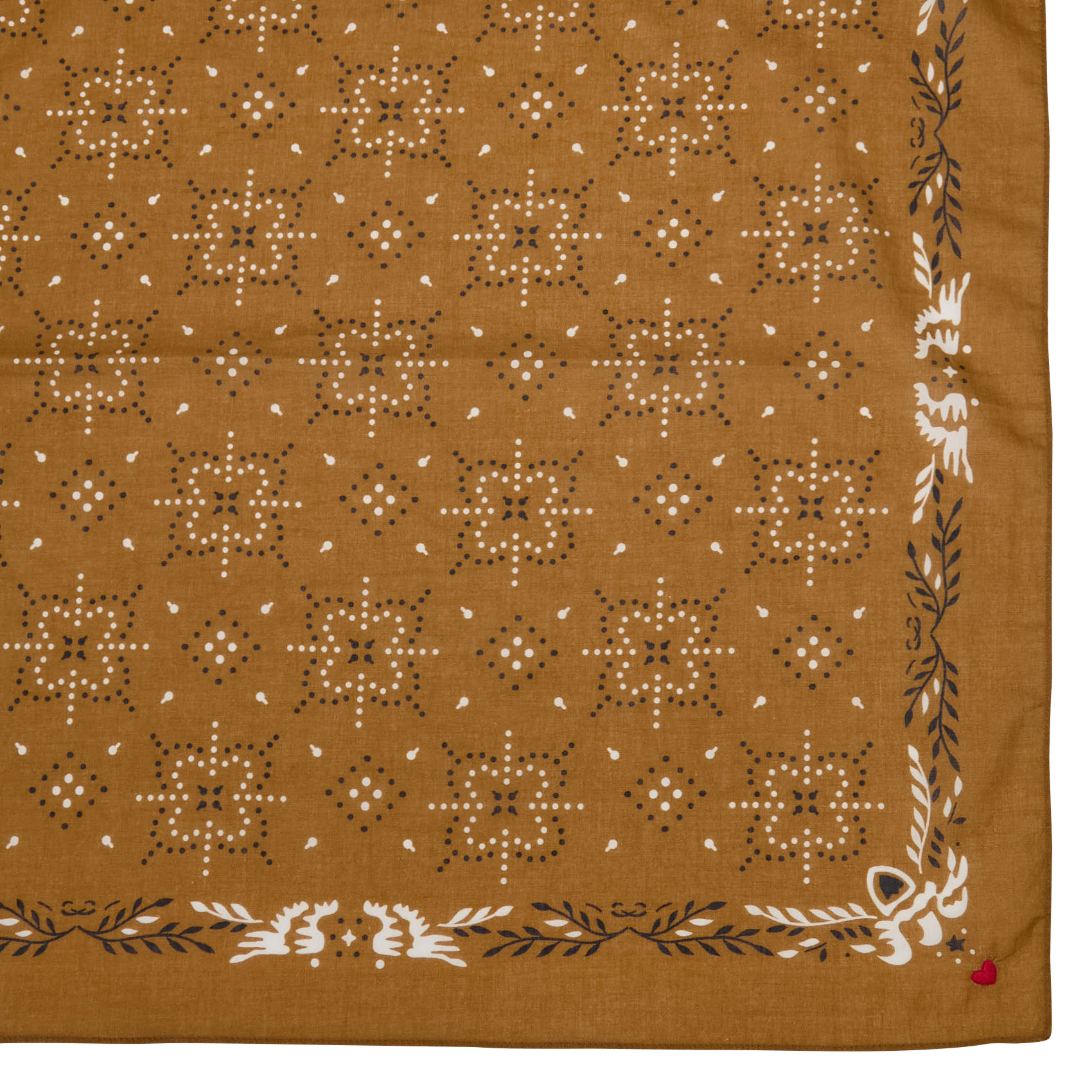 Pañuelo de algodón con estampado de pañuelo bandana. FEEKA Amarillo