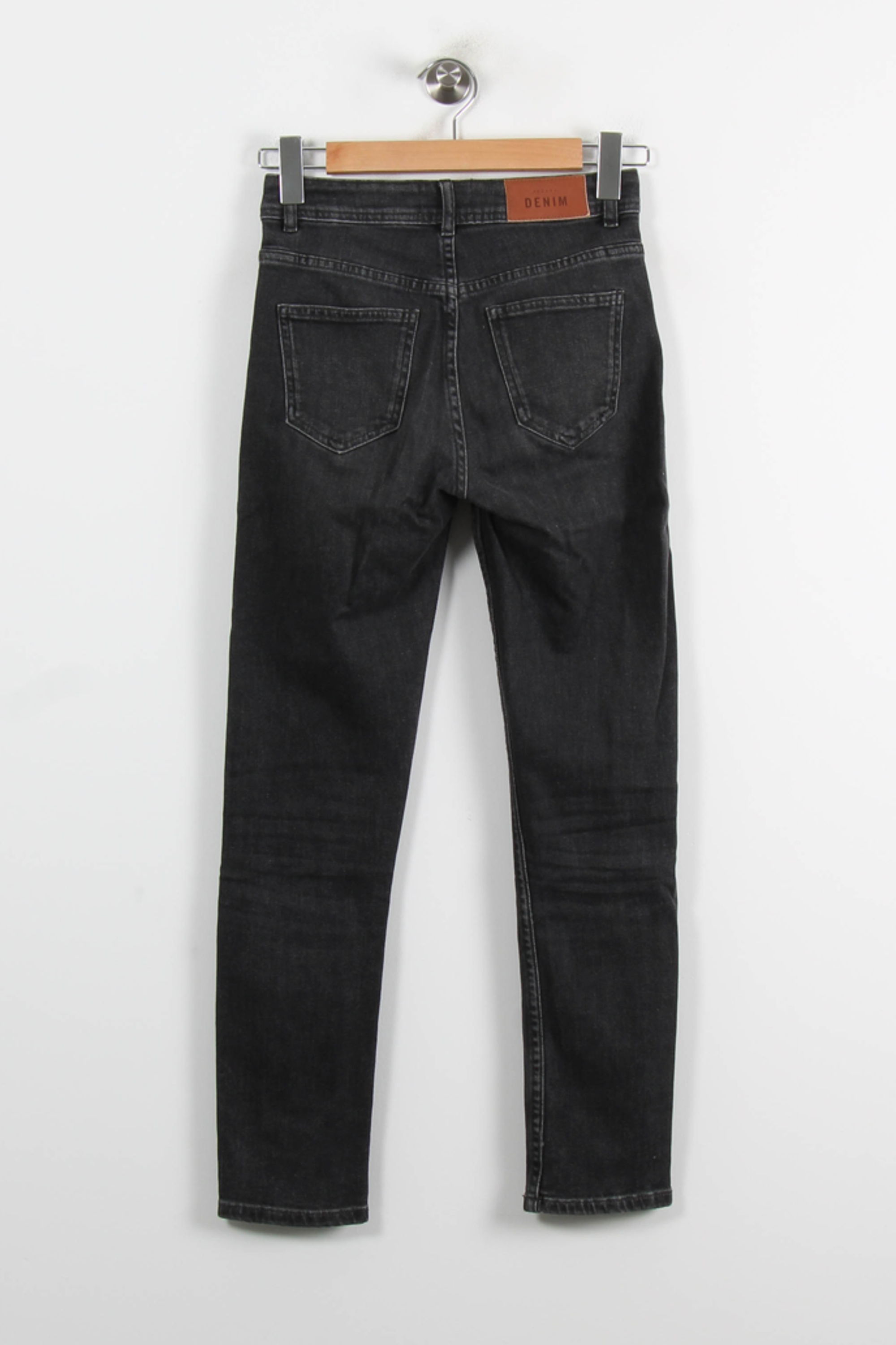 Cropped slim jeans with studs SEZANE - Seconde main Grey