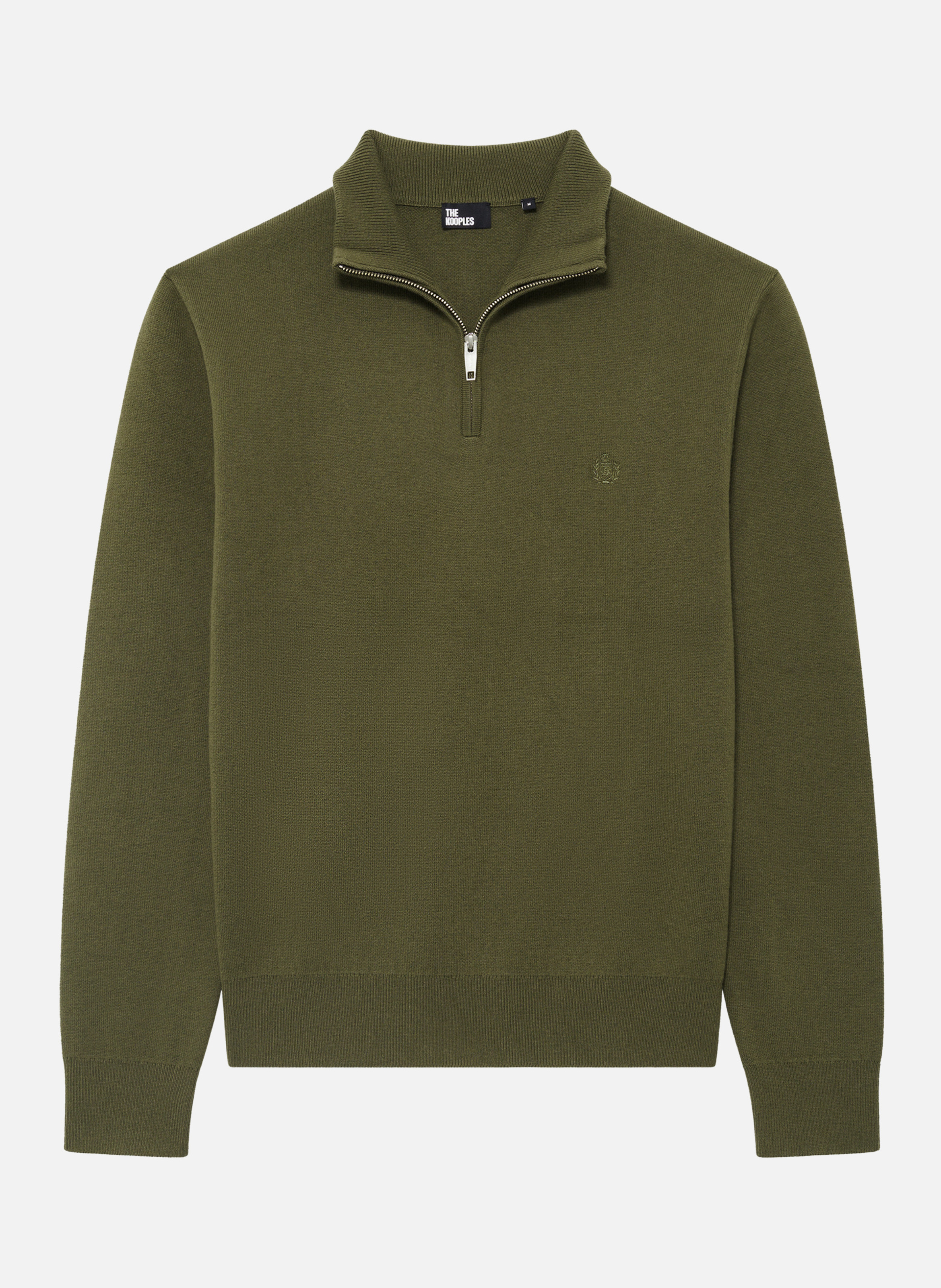 Double-sided trucker collar sweater THE KOOPLES Green