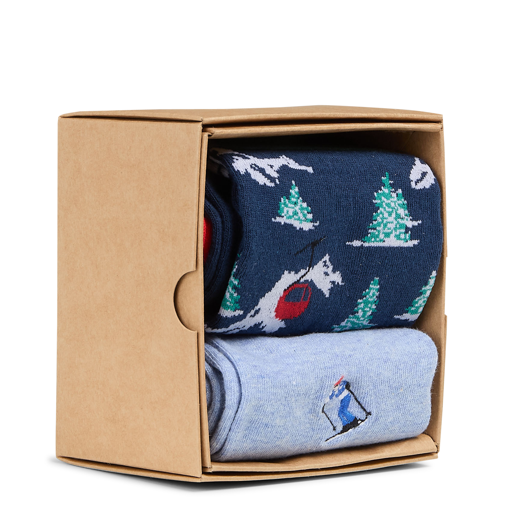 Pack 2 chaussettes en coton mélangé ARTHUR Bleu