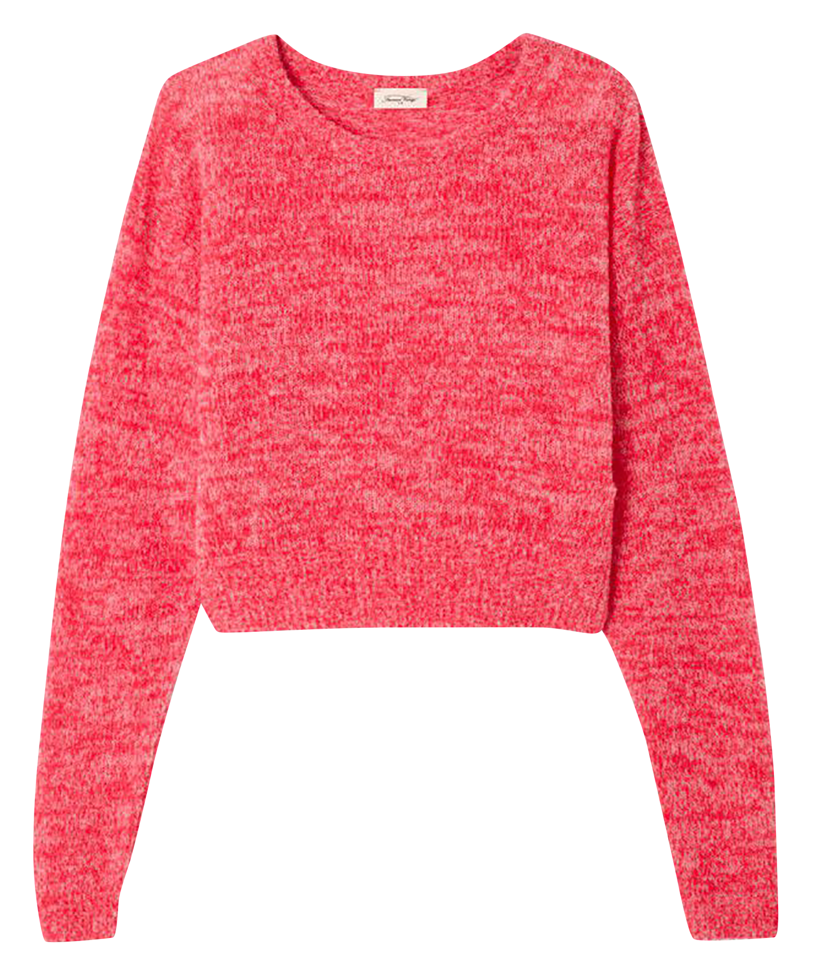 Pull droit col rond en laine mélangée AMERICAN VINTAGE