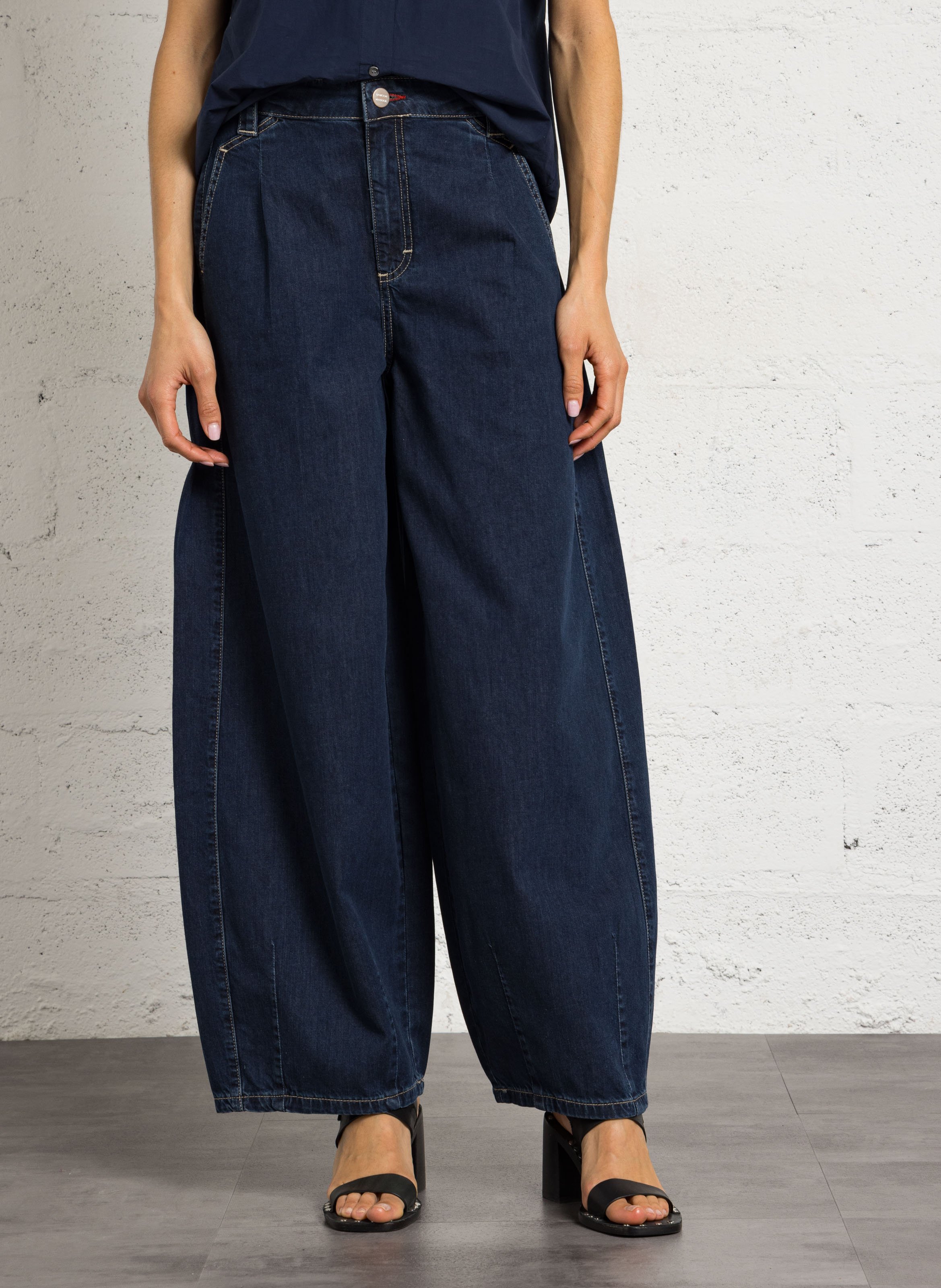 Weite Ballonjeans DAMSON MADDER Blau