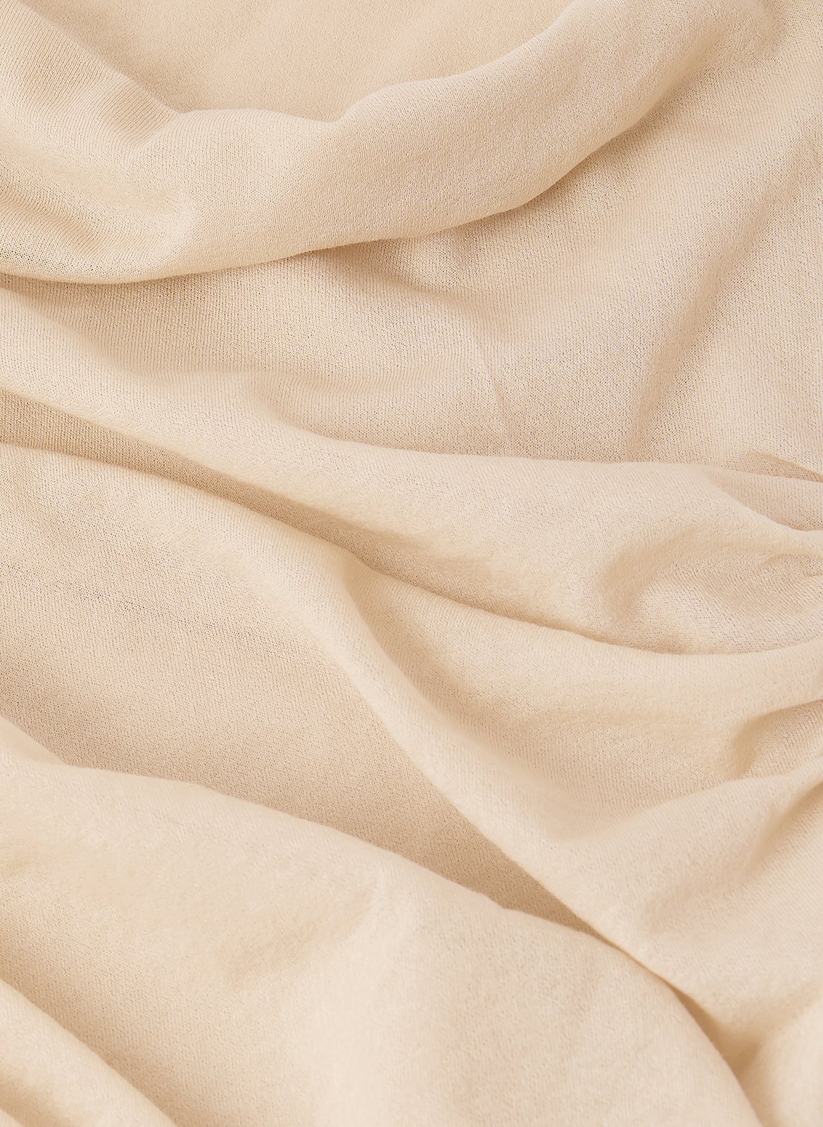 Draped cotton blend top SOEUR Beige