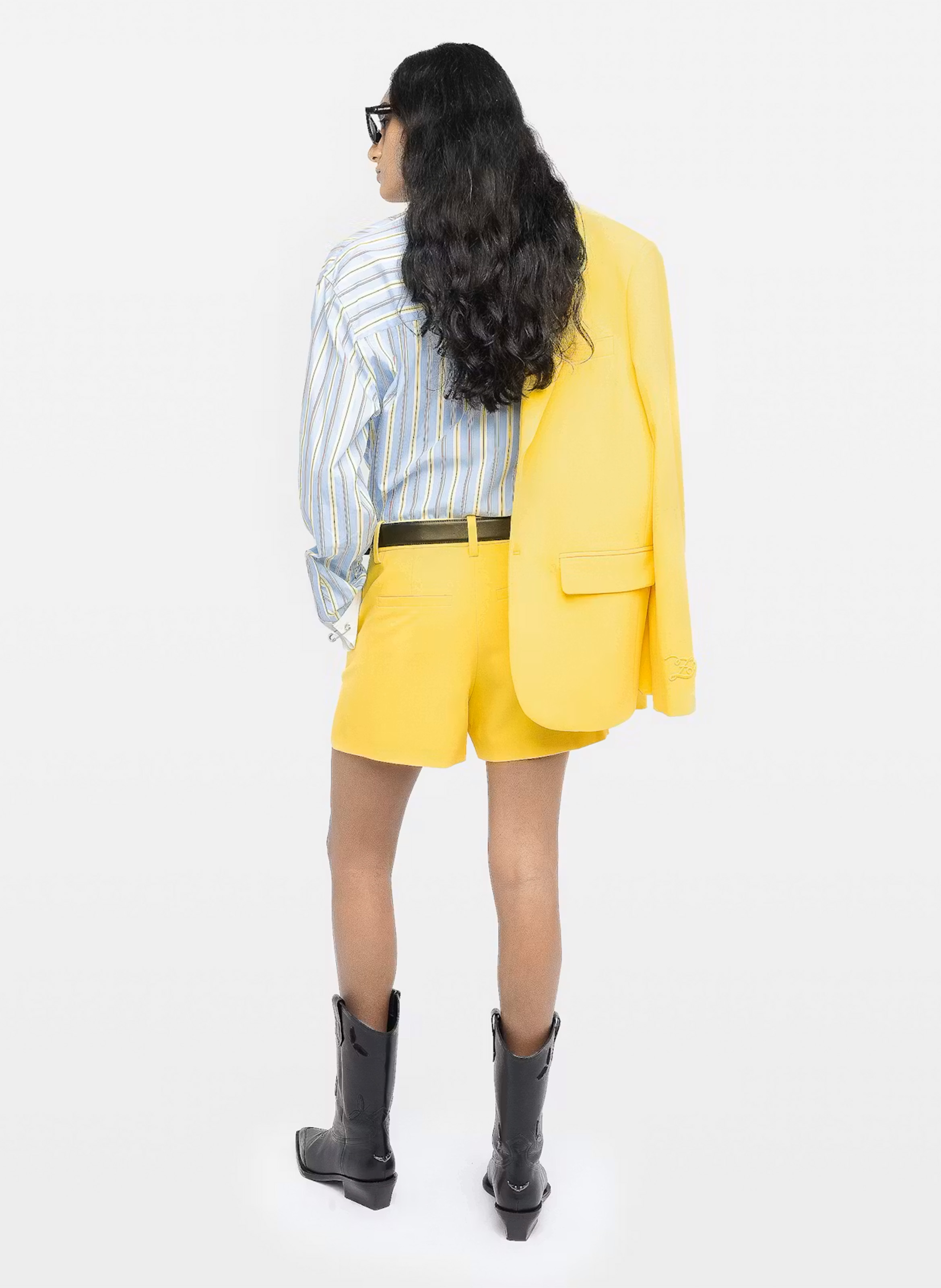 Short tailleur droit  ZADIG&VOLTAIRE Jaune