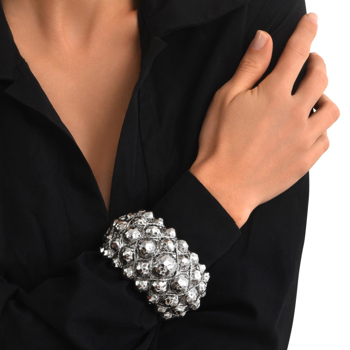 Bracelet manchette SATELLITE PARIS Argent