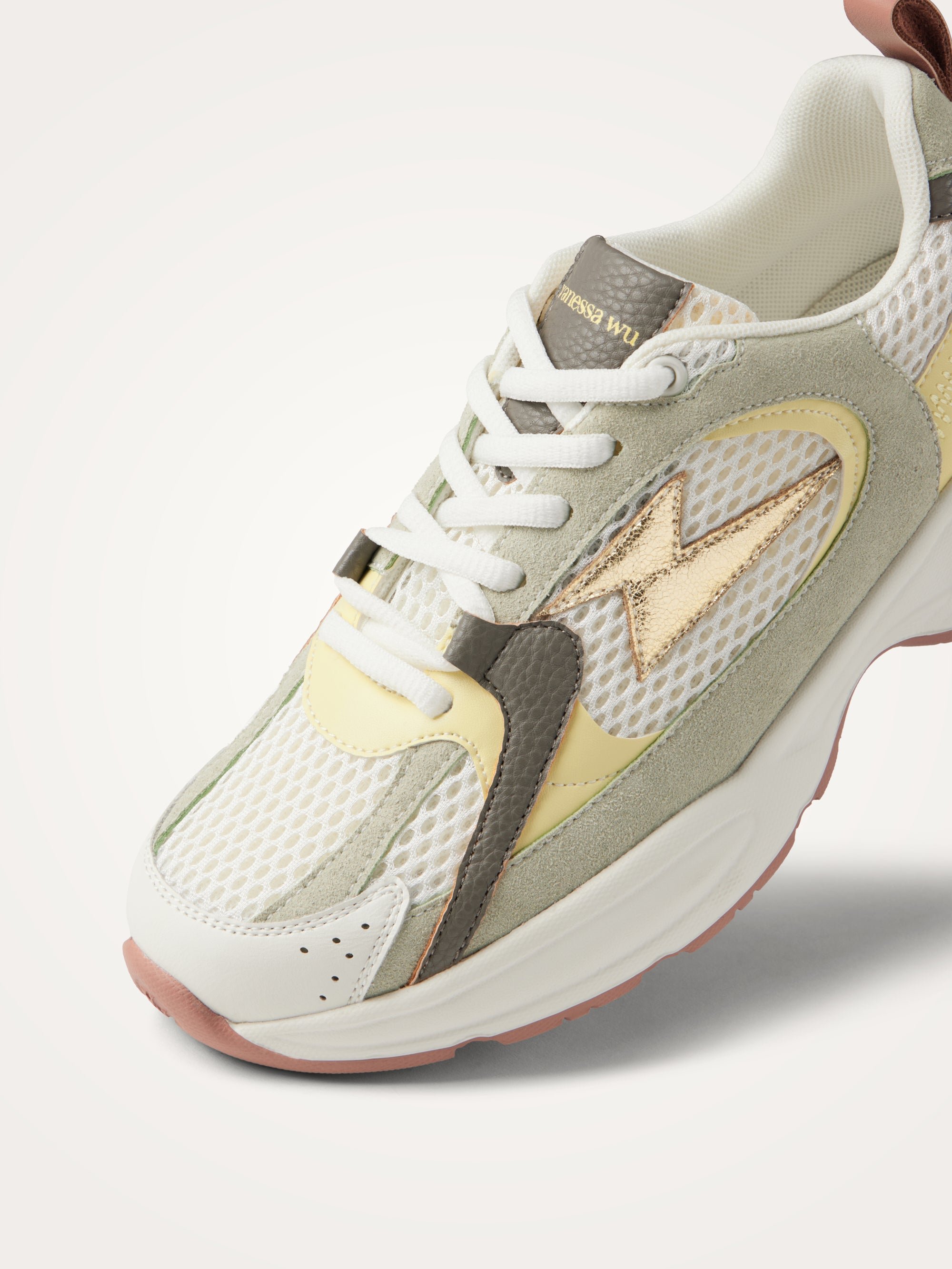 Low mesh sneakers VANESSA WU Green