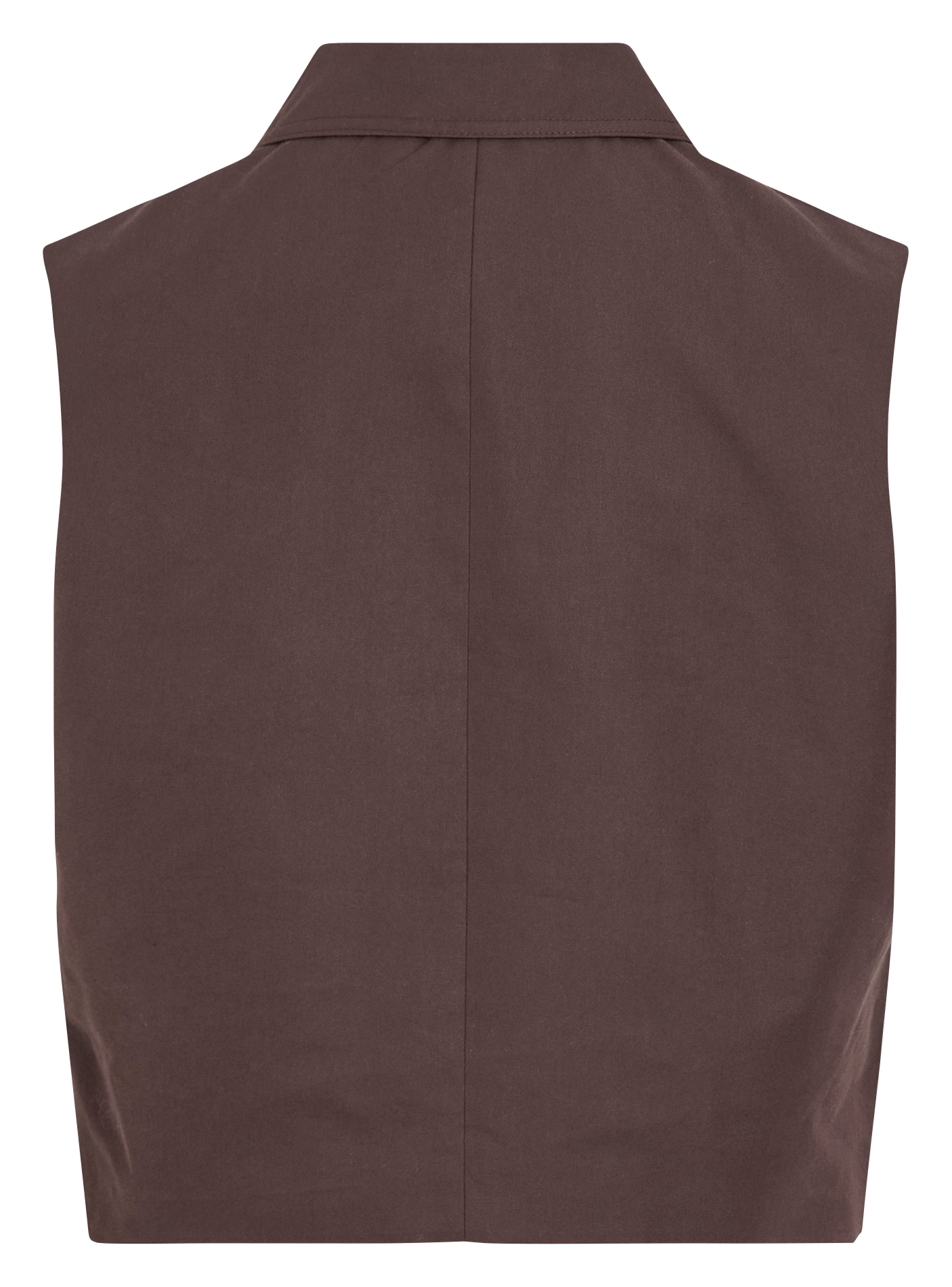 Recht jasje | katoenblend ROUGE EDIT Bruin