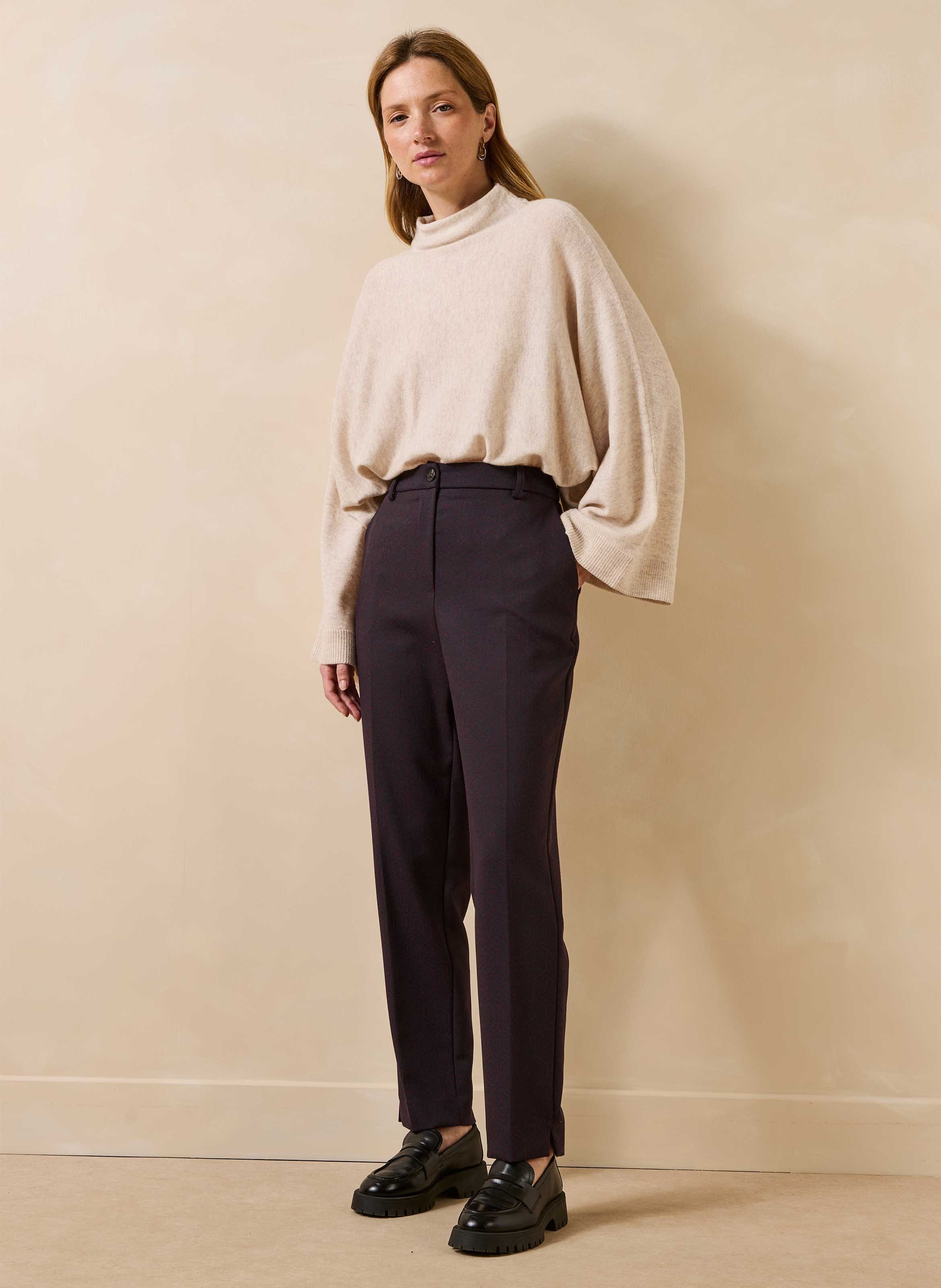 Printed cigarette pants LA FEE MARABOUTEE Multicolored